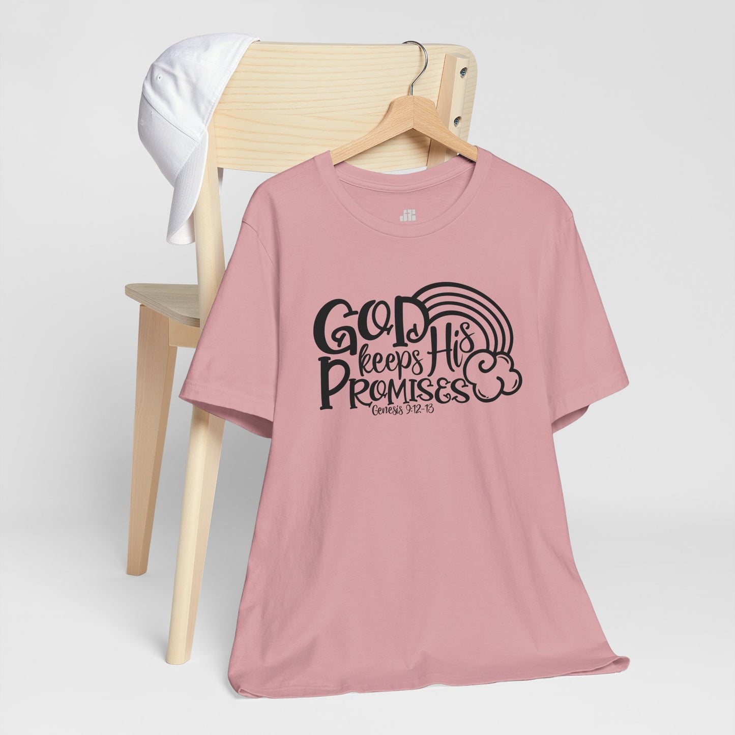 God Keeps His Promises Soft Cotton Tee - Bible Verse Christian Tee