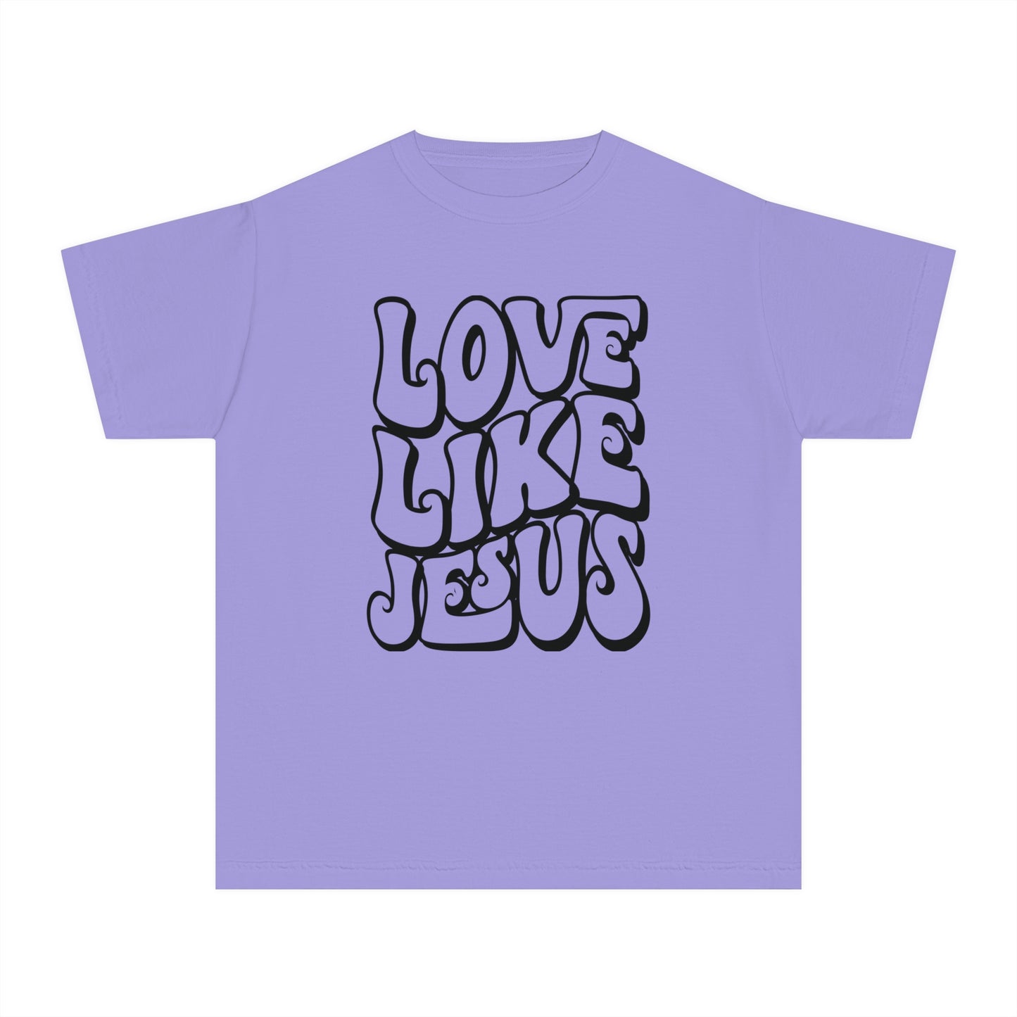 Love Like Jesus Comfort Colors Youth Christian Tee