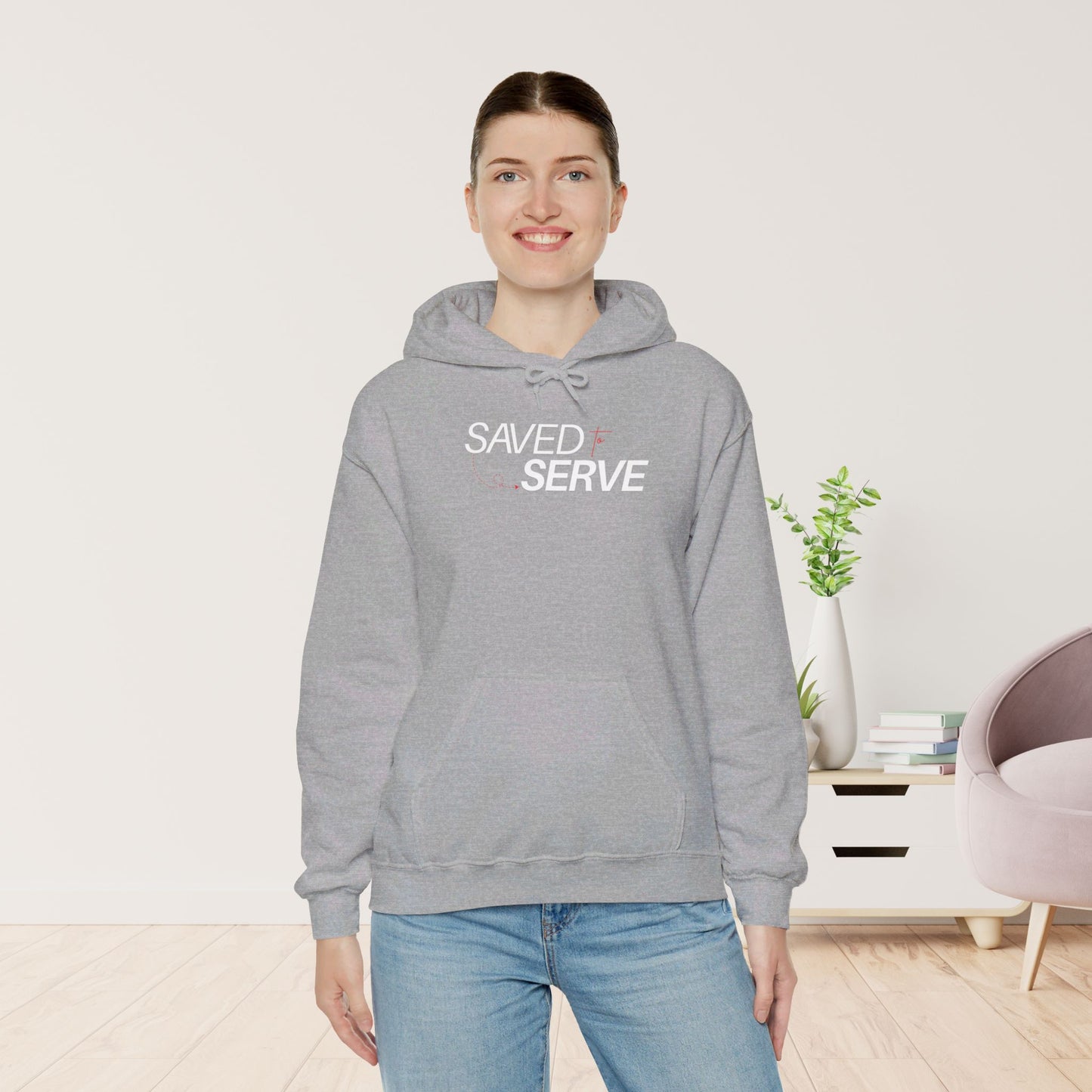 Unisex Saved to Serve Hoodie