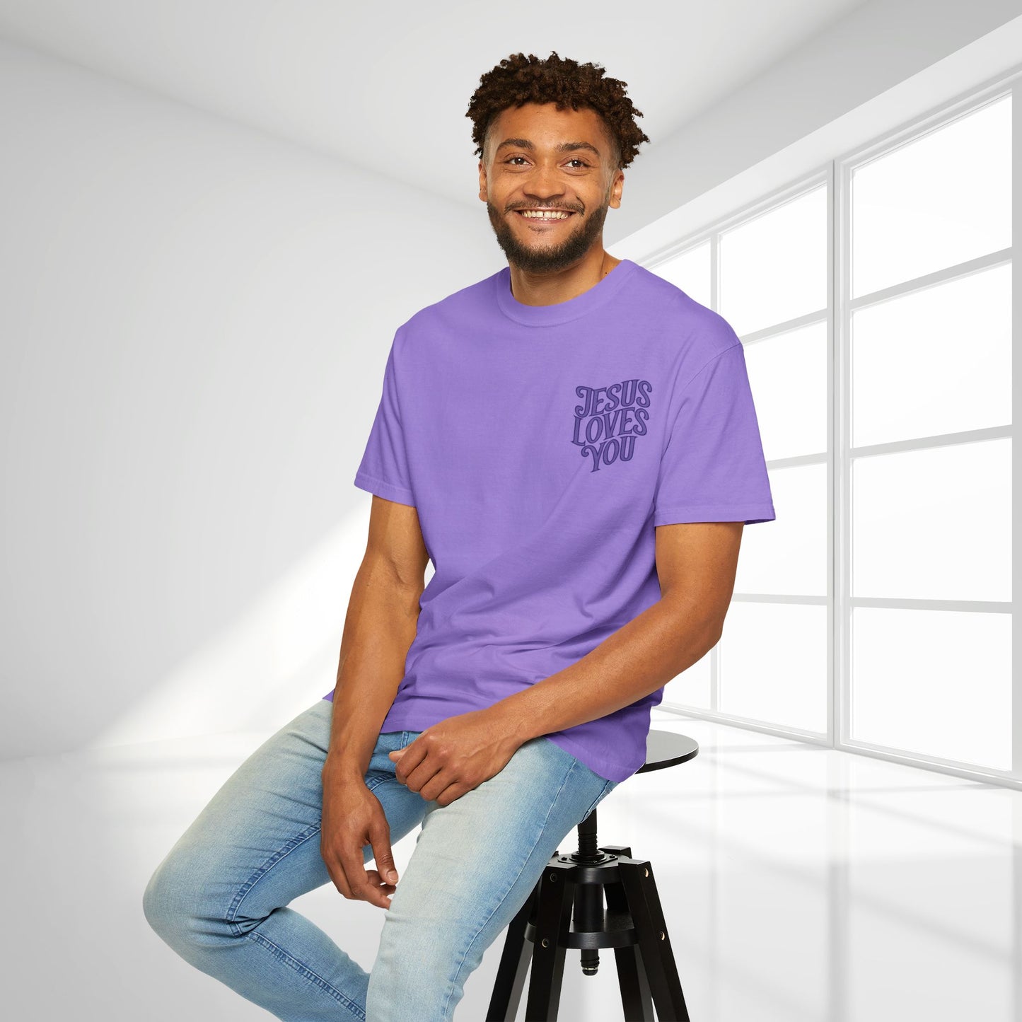 Unisex Jesus Loves You Comfort Colors Shirt