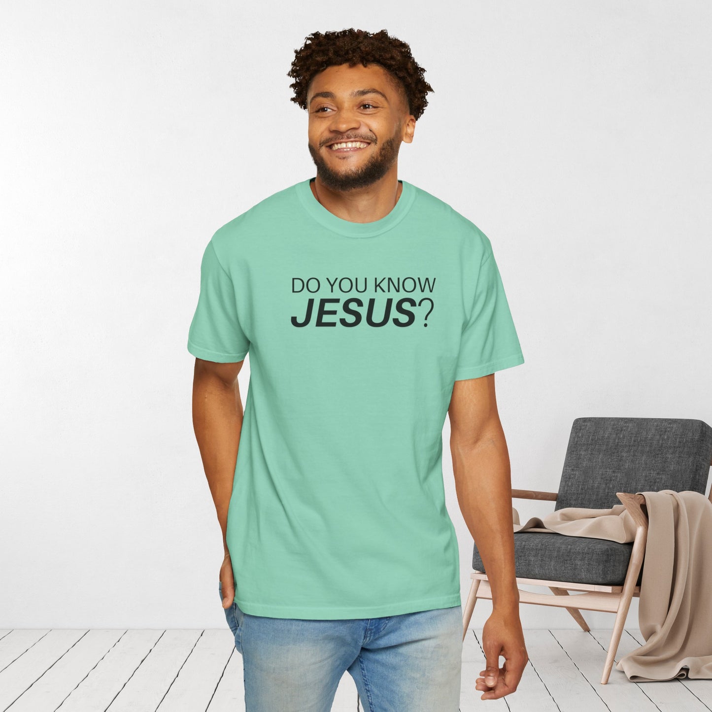 Do You Know Jesus Comfort Colors Shirt - Trendy  Christian T-shirt