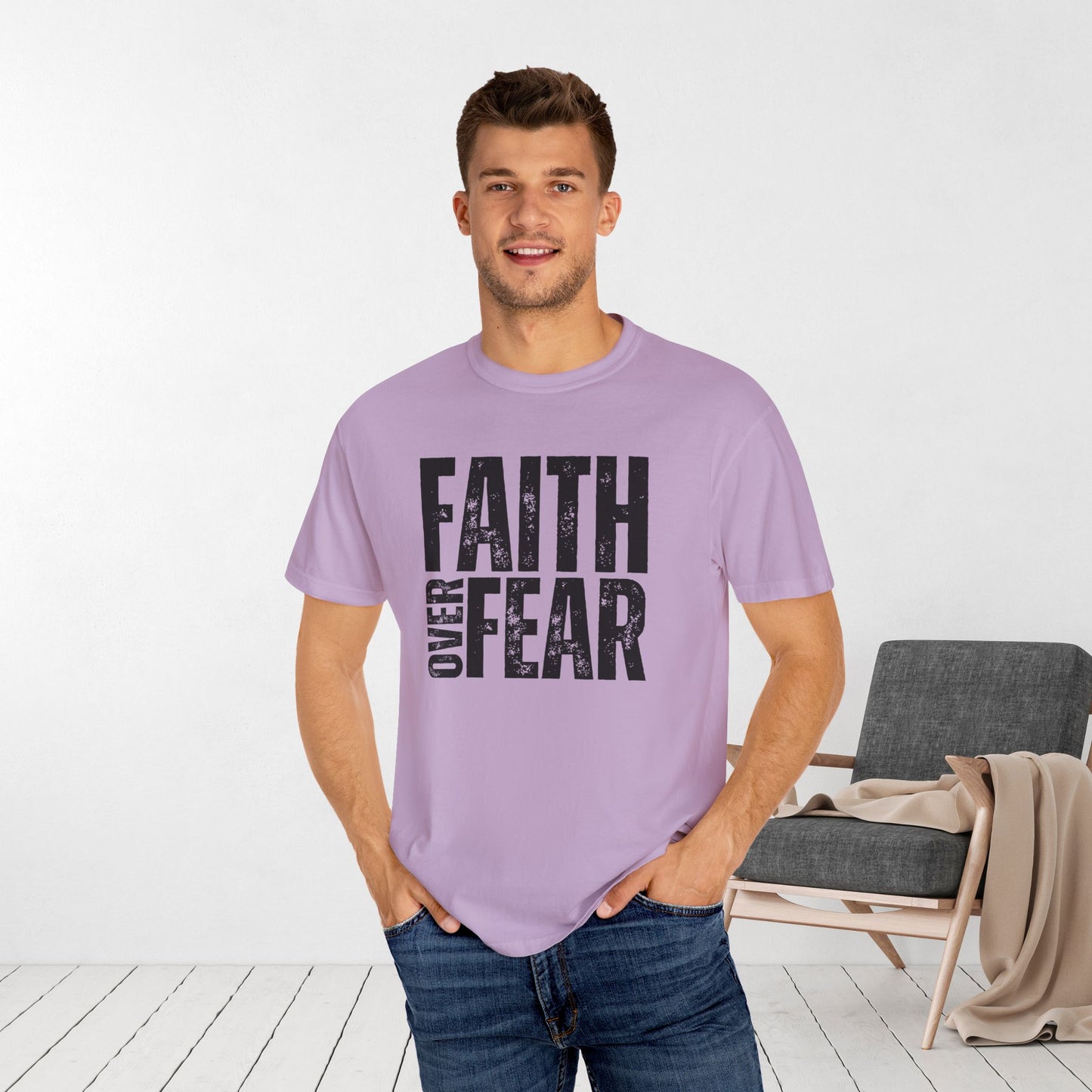 Comfort Colors Faith Over Fear Shirt Unisex Shirt