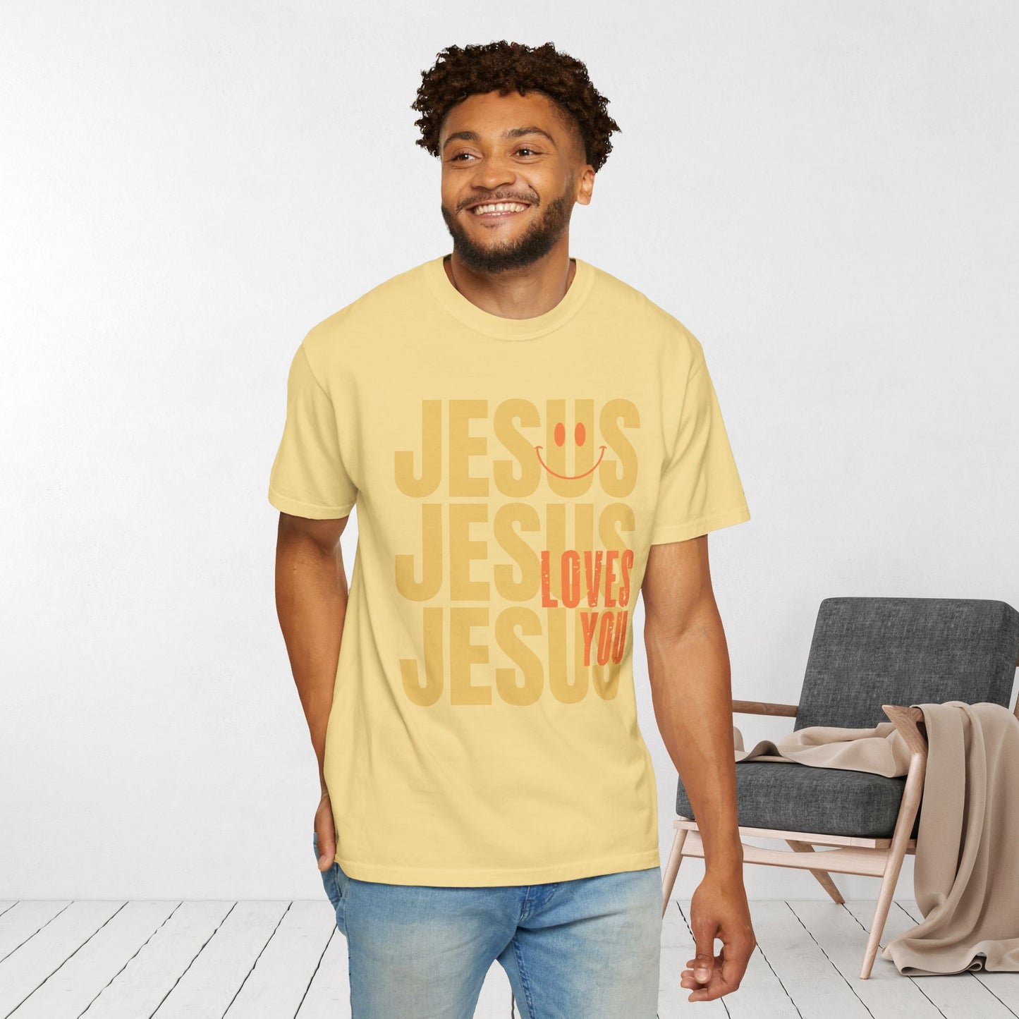 Jesus Loves You Comfort Colors Christian Shirt