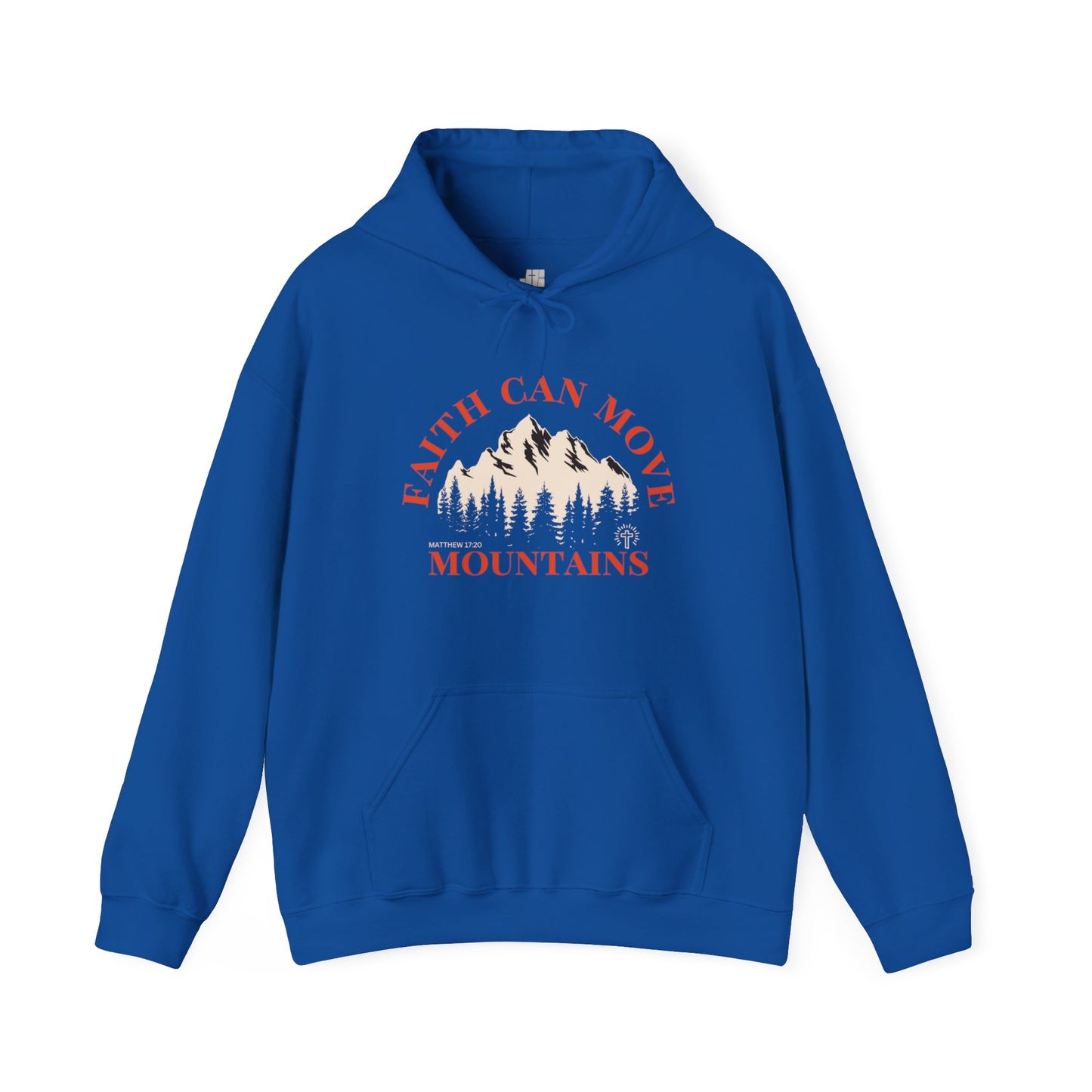 Faith Can Move Mountains Hoodie - Matthew 17:20 Bible Verse Hoodie