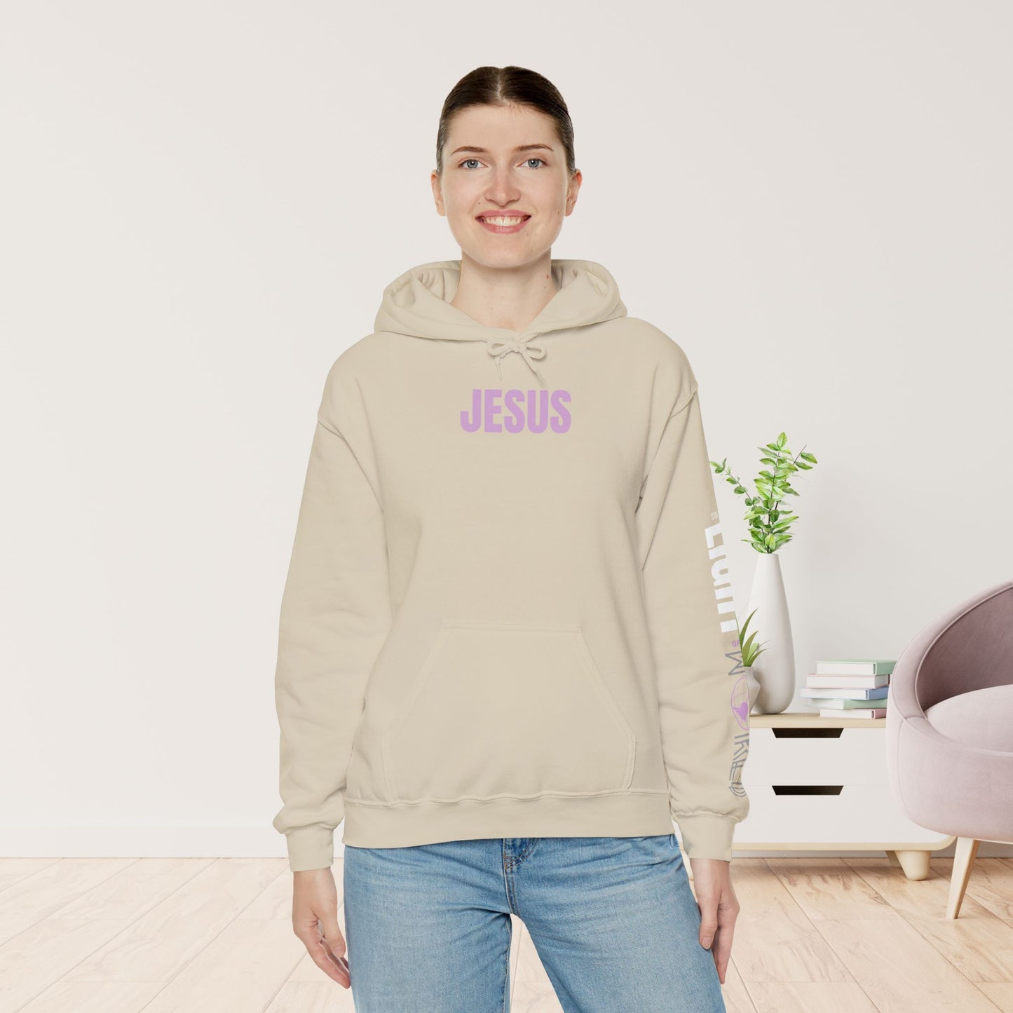 Follow Jesus Hoodie - Jesus is the Light of the World Hoodie - John 8:12 Hoodie