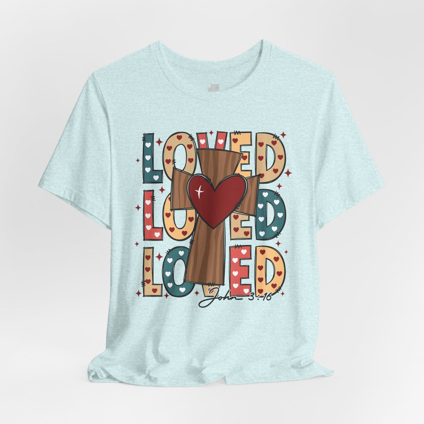 Loved John 3:16 Soft Cotton Tee