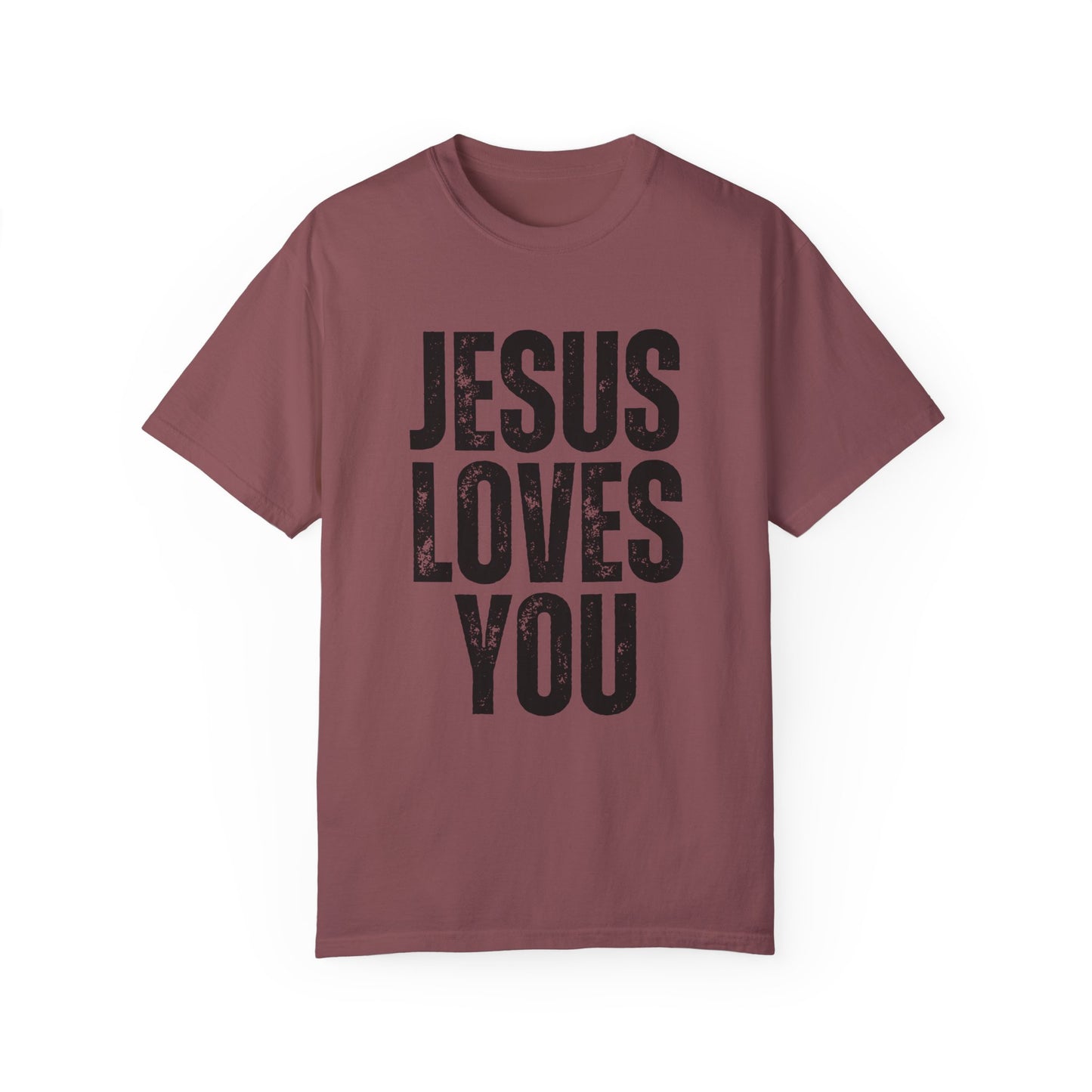 Comfort Colors Unisex Jesus Loves You Shirt