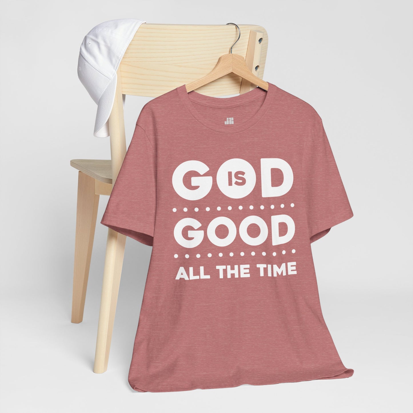 God Is Good All The Time Soft Cotton Tee - Christian Tee