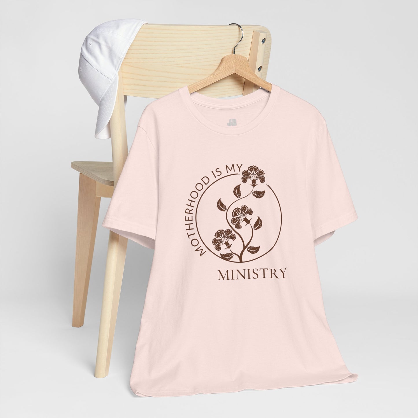 Motherhood is My Ministry Christian Soft Cotton Tee