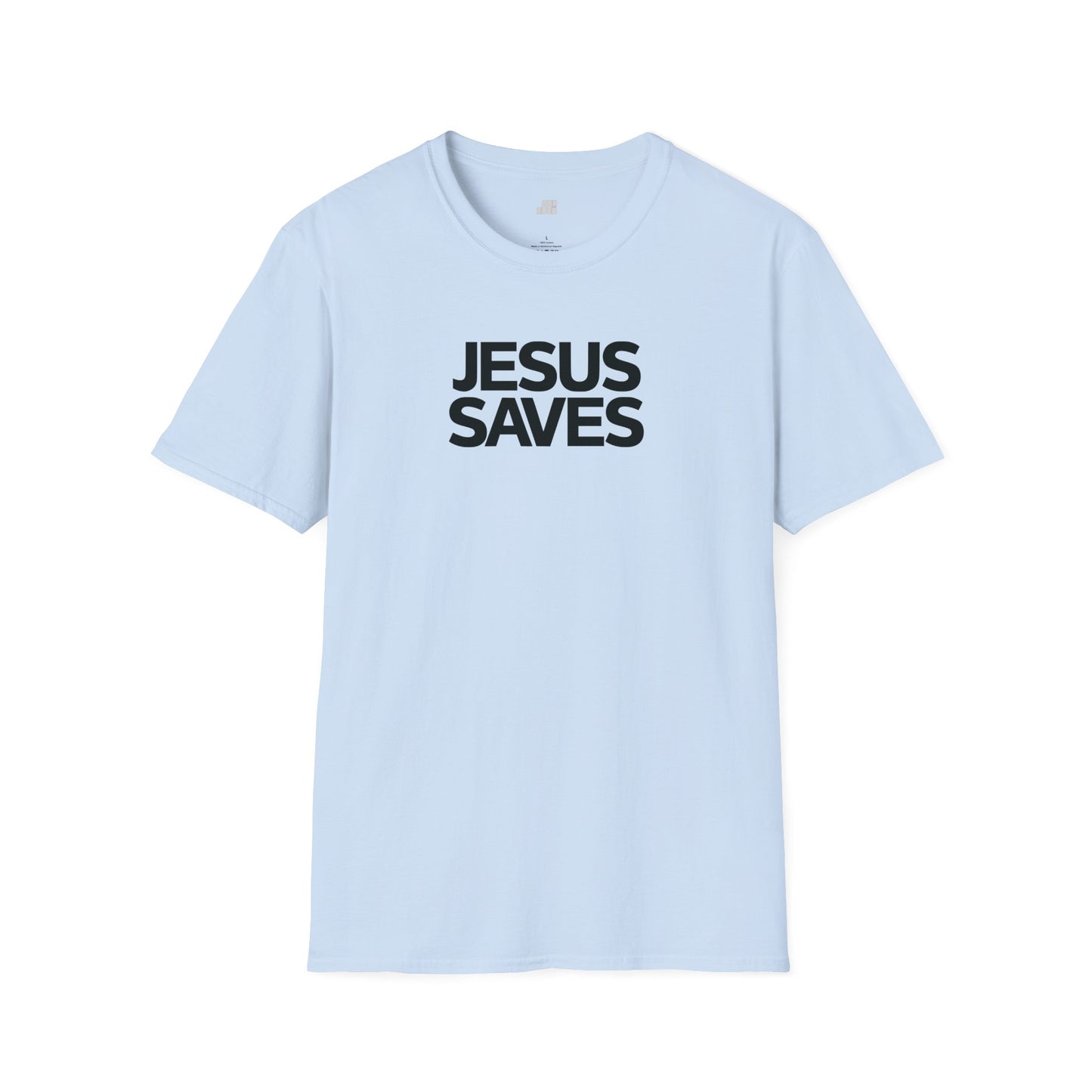 Unisex Jesus Saves Softstyle T-shirt - Acts 4:12 Bible Verse Christian Shirt