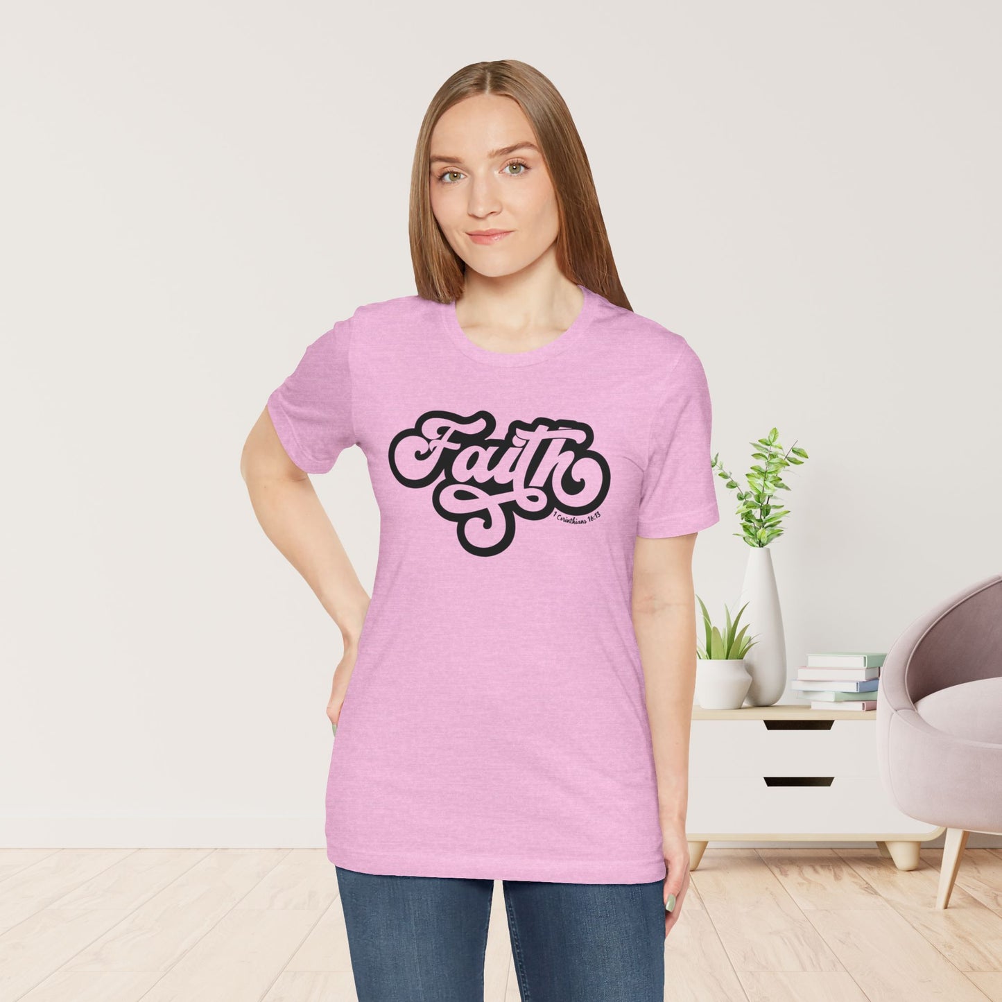 Faith Shirt - Bible Verse Christian Soft Cotton Tee