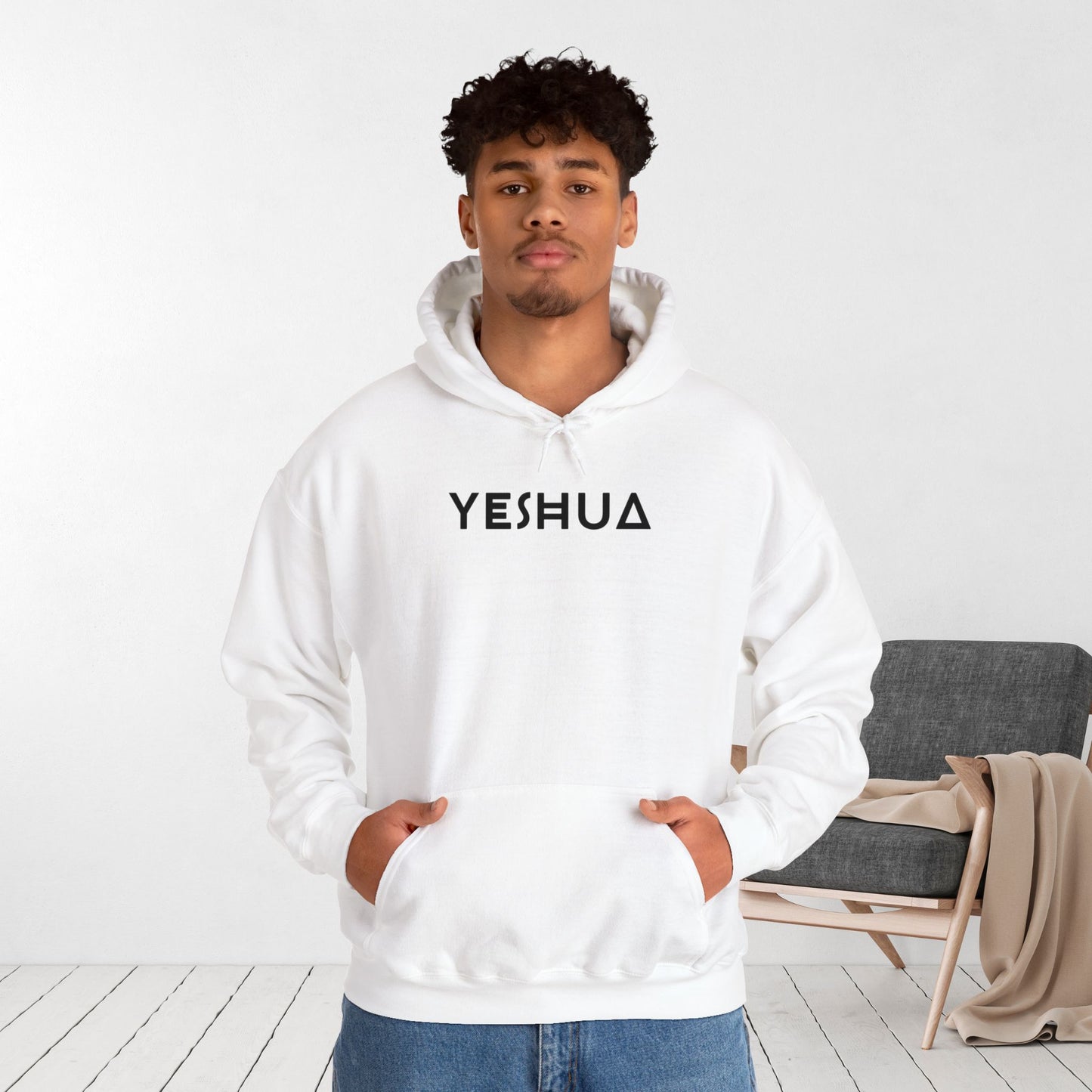 YESHUA Hoodie -  Minimalist Christian Hoodie