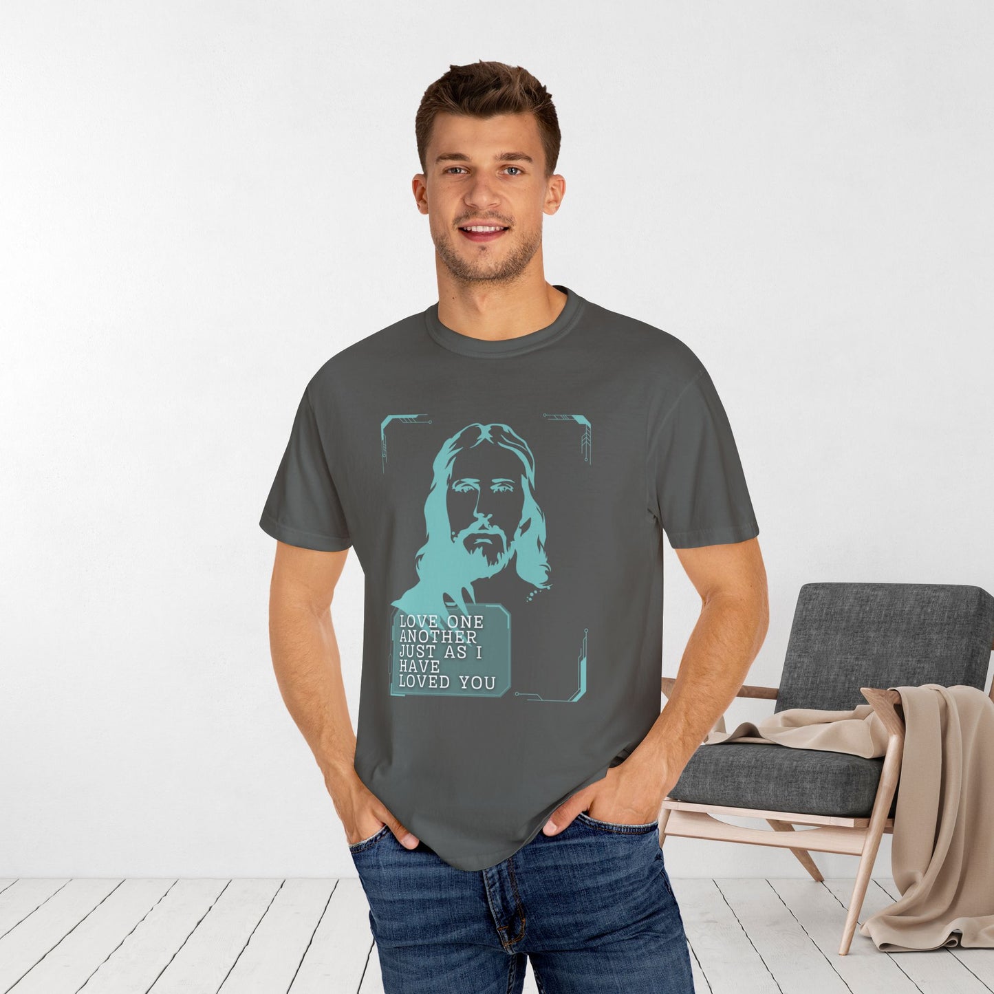 Comfort Colors Men's Jesus Shirt