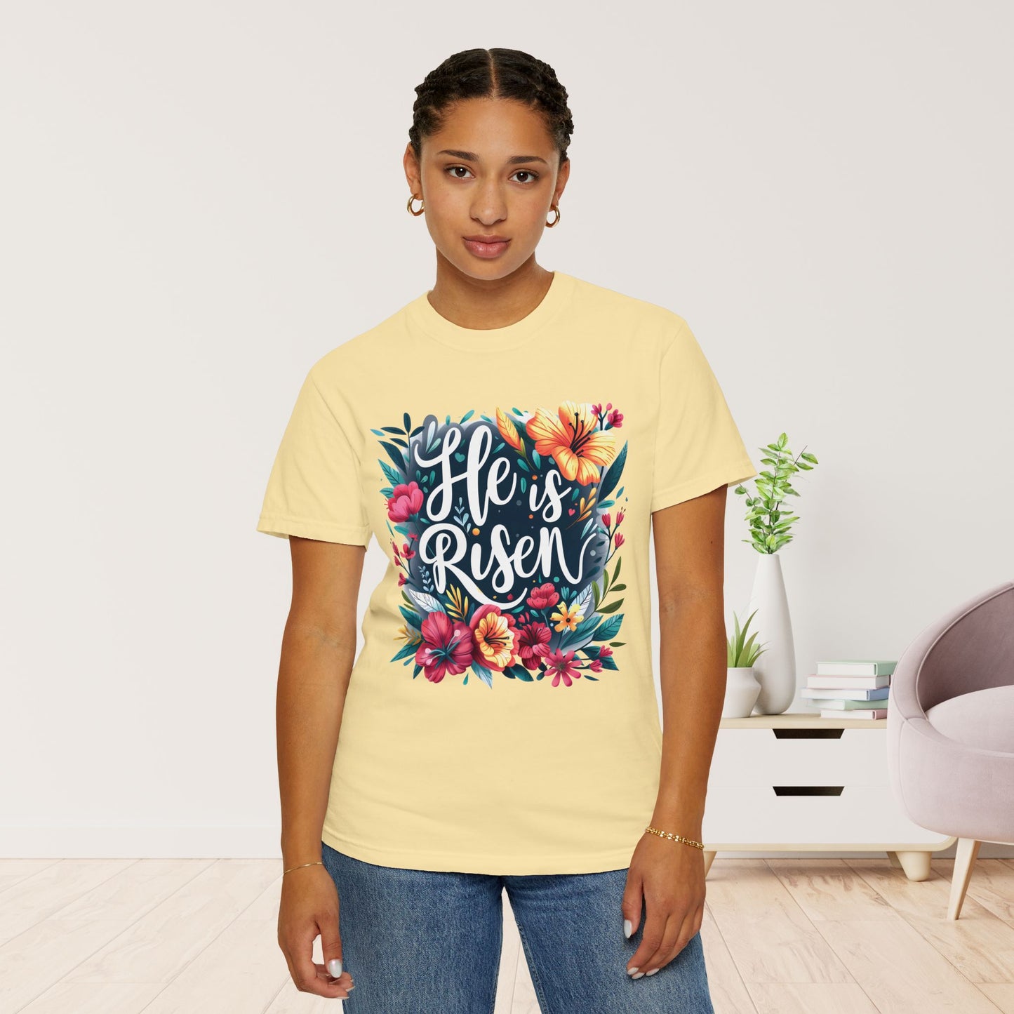 He is Risen Women's Comfort Colors Tee