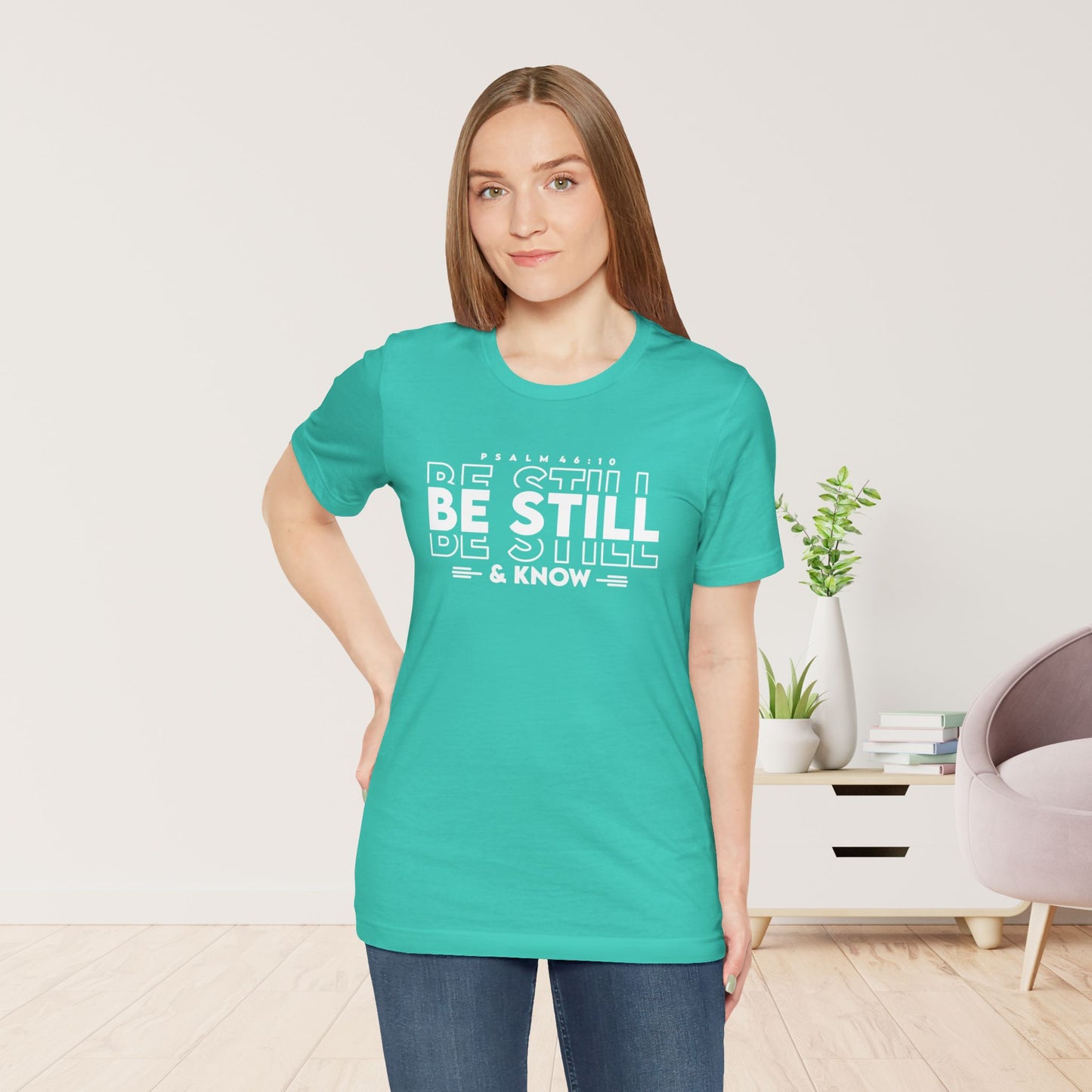 Be Still & Know Christian Soft Cotton Tee