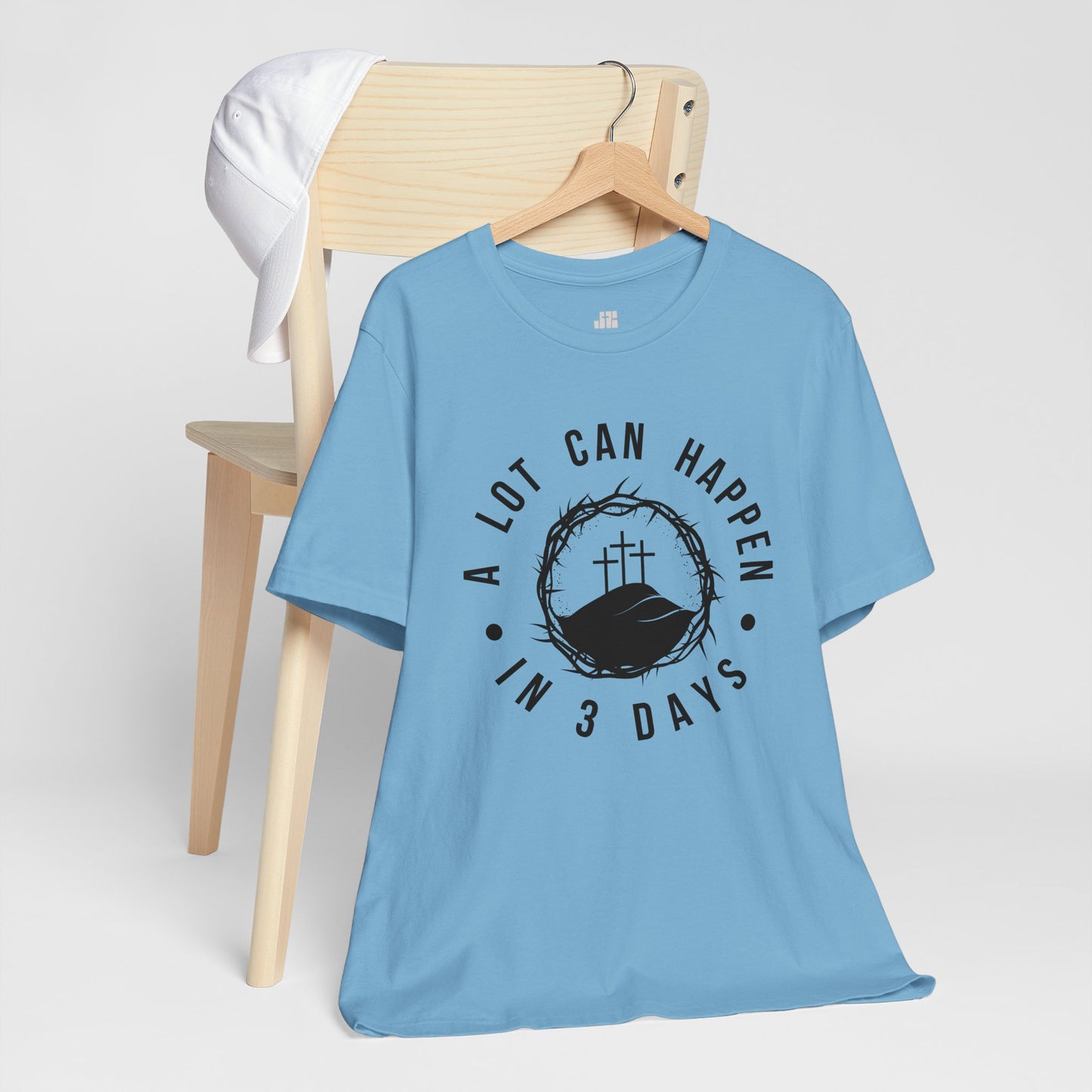 A Lot Can Happen in Three Days Christian Soft Cotton Tee - Easter Shirt