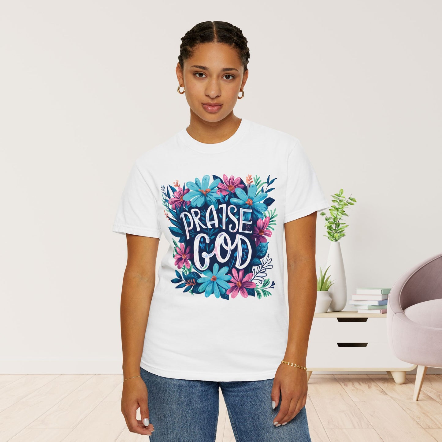 Praise God Women's Comfort Colors Shirt