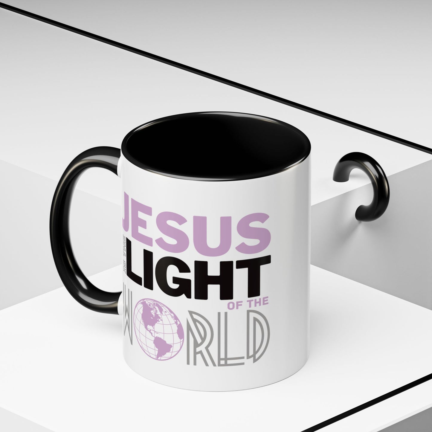 Jesus is The Light of The World / Follow Jesus Mug - Christian Coffee Mug - Jesus Mug