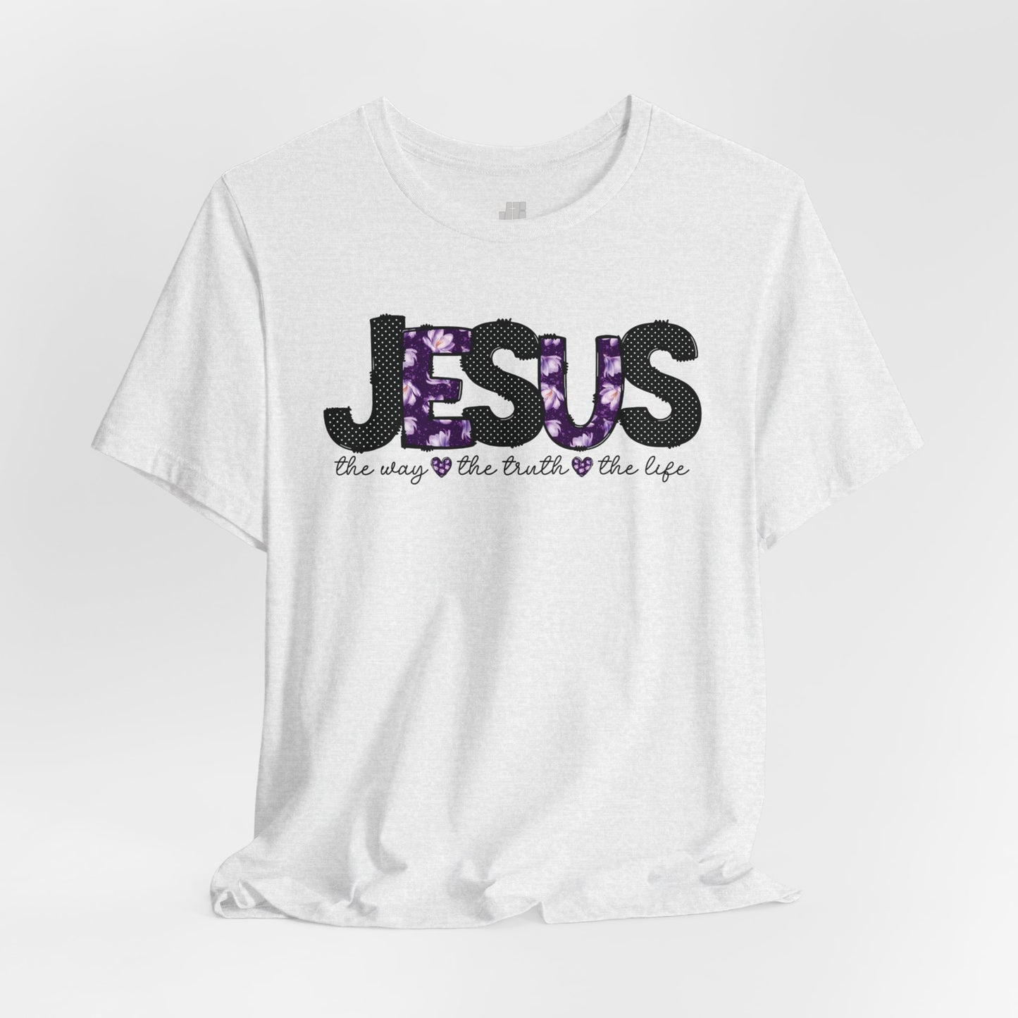 Jesus The Way The Truth The Life Soft Cotton Tee - Christian Shirt