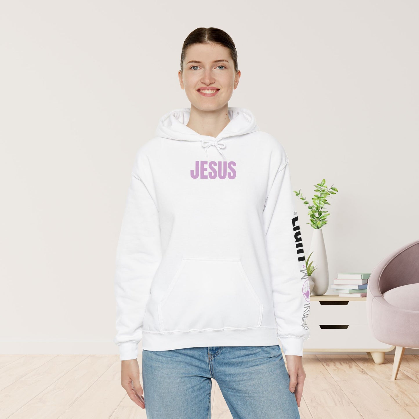 Follow Jesus Hoodie - Jesus is the Light of the World Hoodie - John 8:12 Hoodie