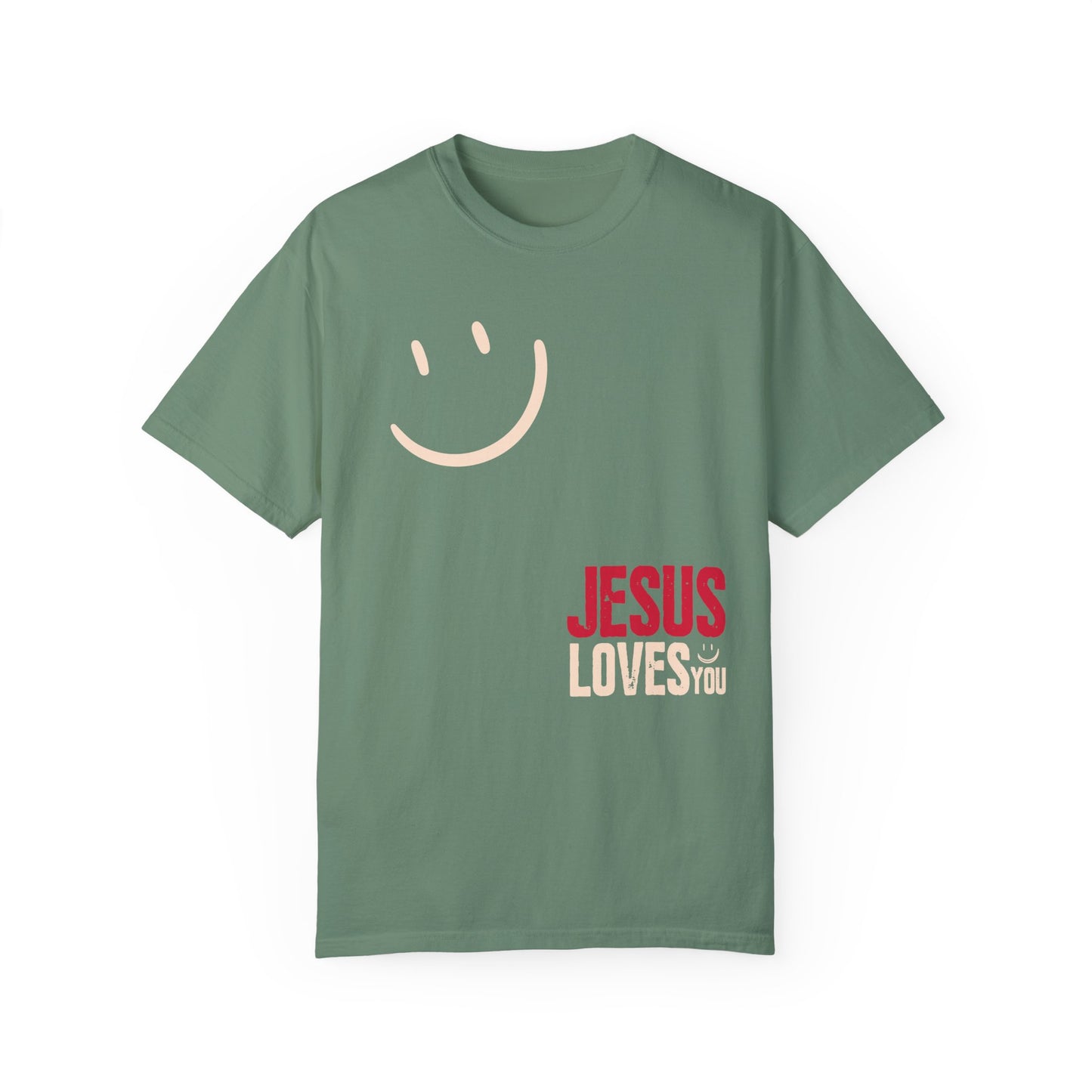 Comfort Colors Jesus Loves You Shirt - Trendy Christian T-shirt