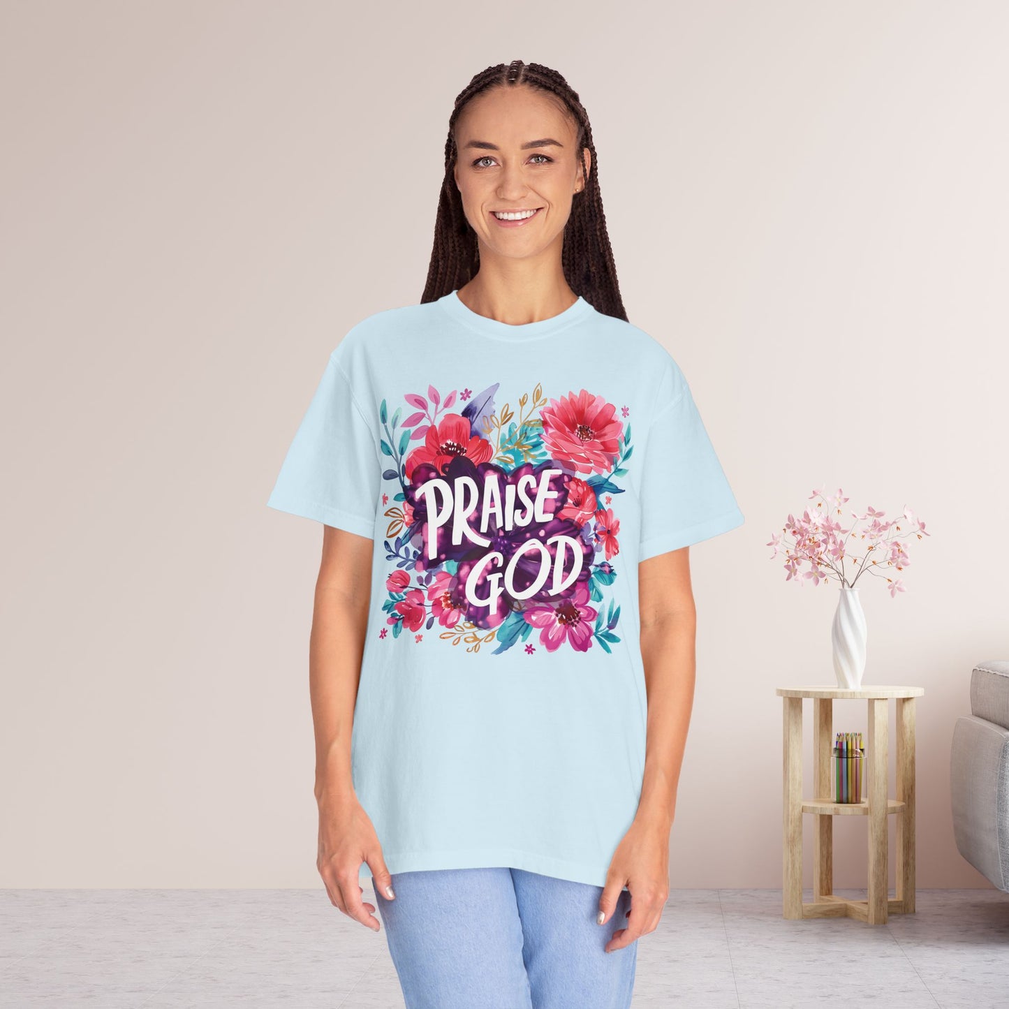 Praise God Women's Comfort Colors Tee