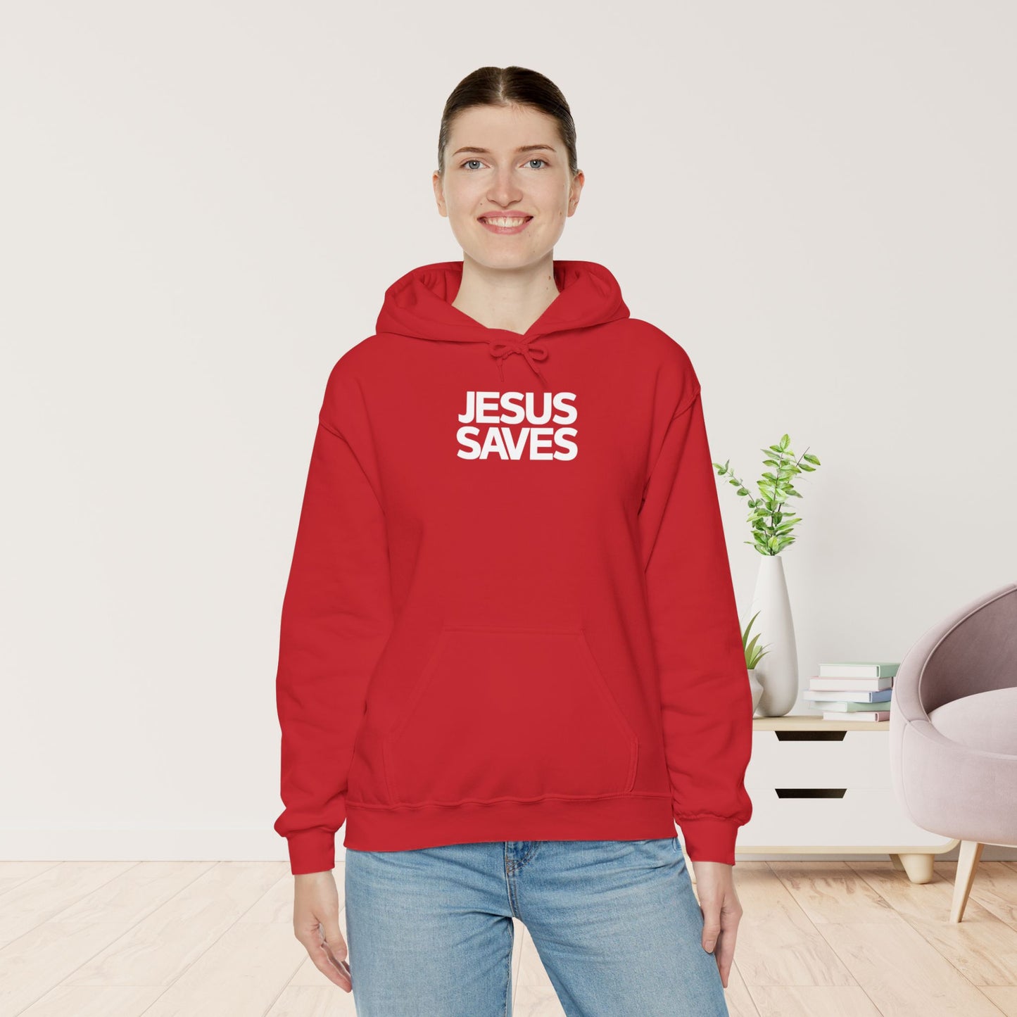 Unisex Jesus Saves Hoodie - Christian Hoodie