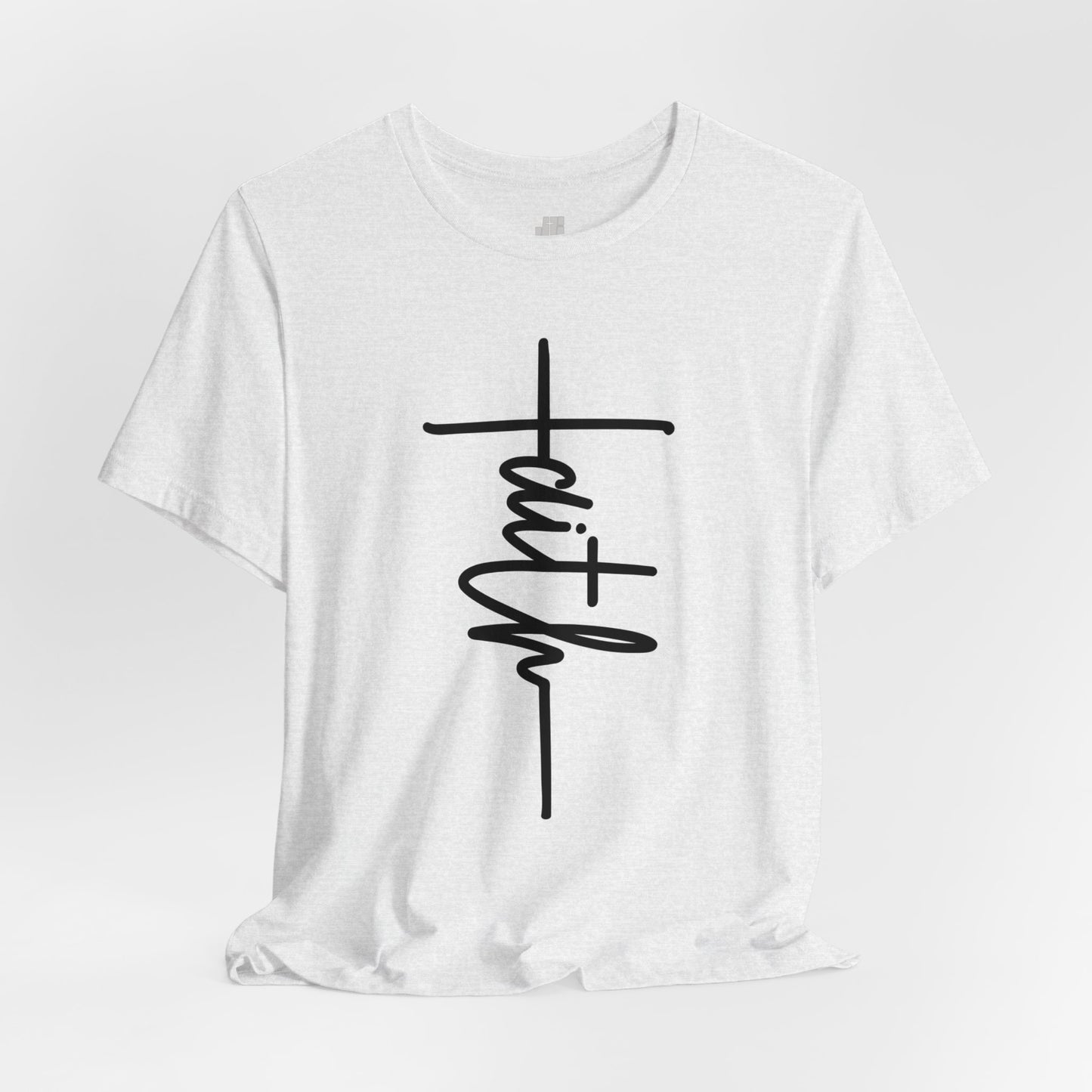 Christian Faith Shirt - Faith Cross Soft Cotton Tee