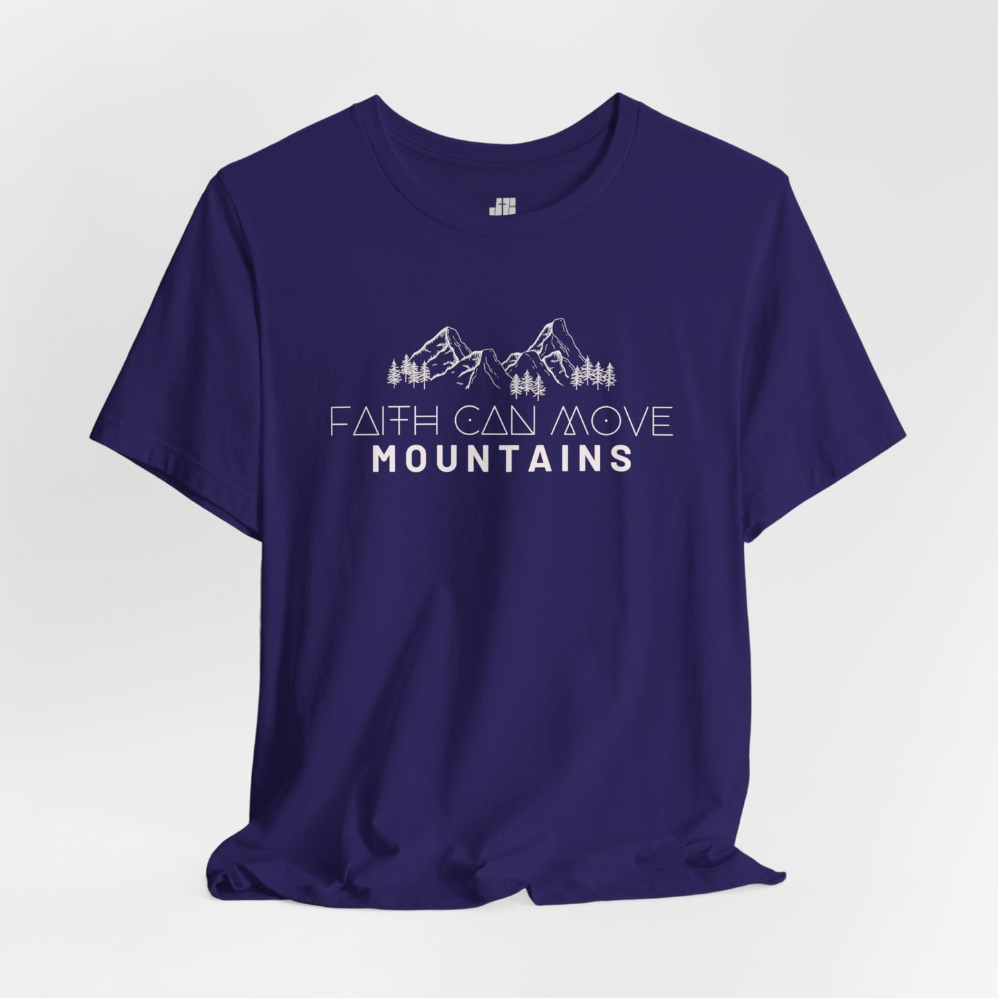 Faith Can Move Mountains Soft Cotton Tee - Matthew 17:20 Bible Verse Shirt