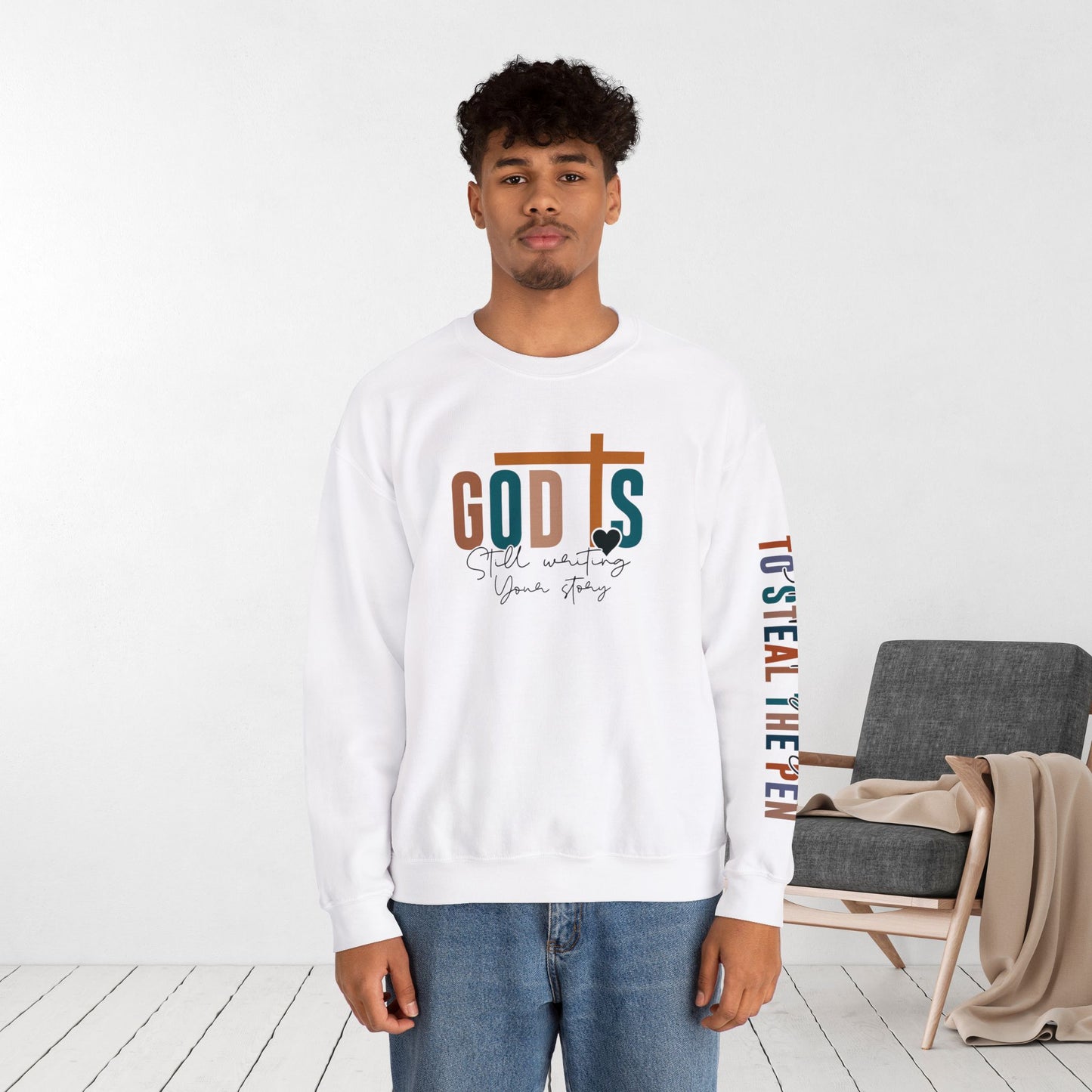 God is Still Writing Your Story Christian Sweatshirt