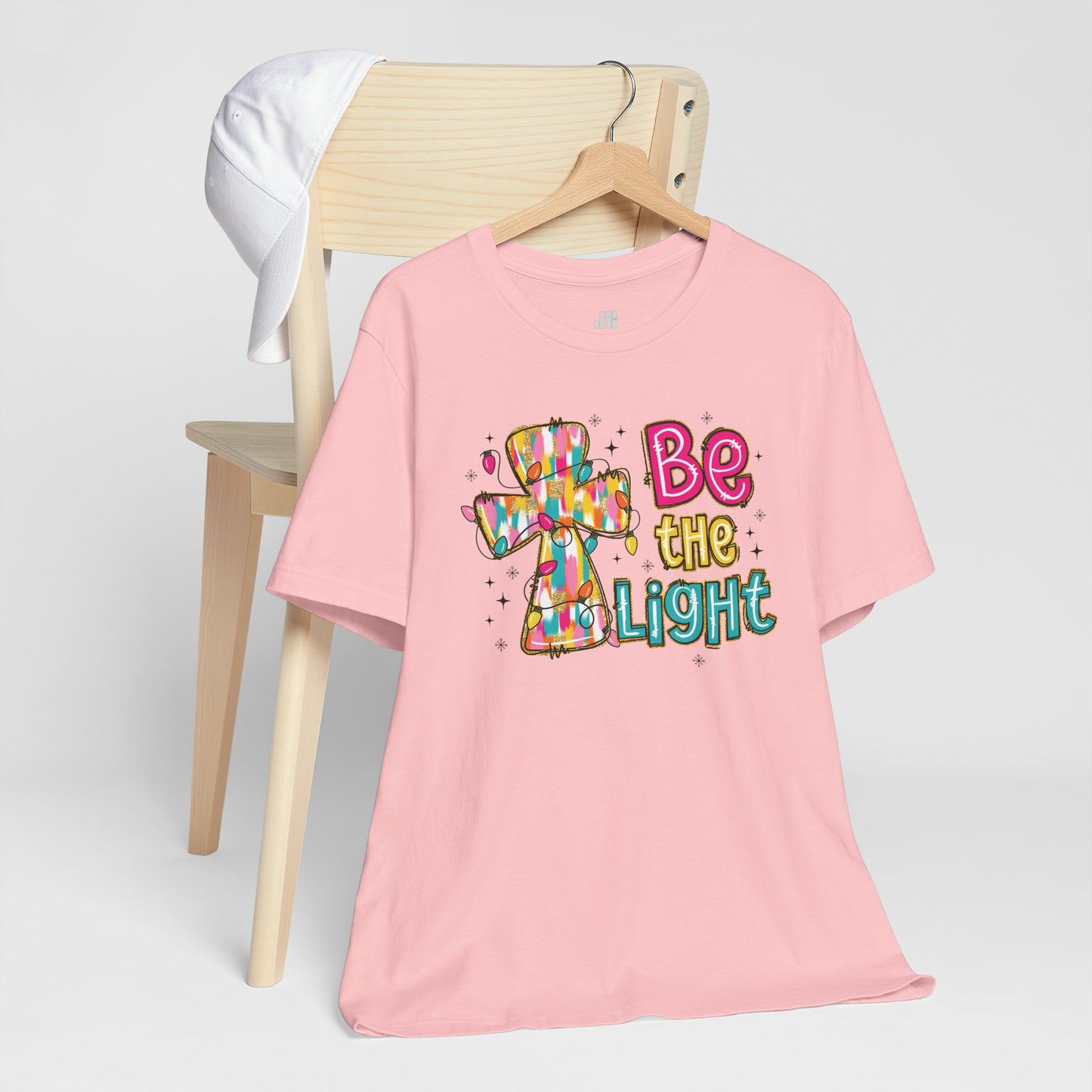 Be The Light Soft Cotton Tee - Christian Christmas Shirt