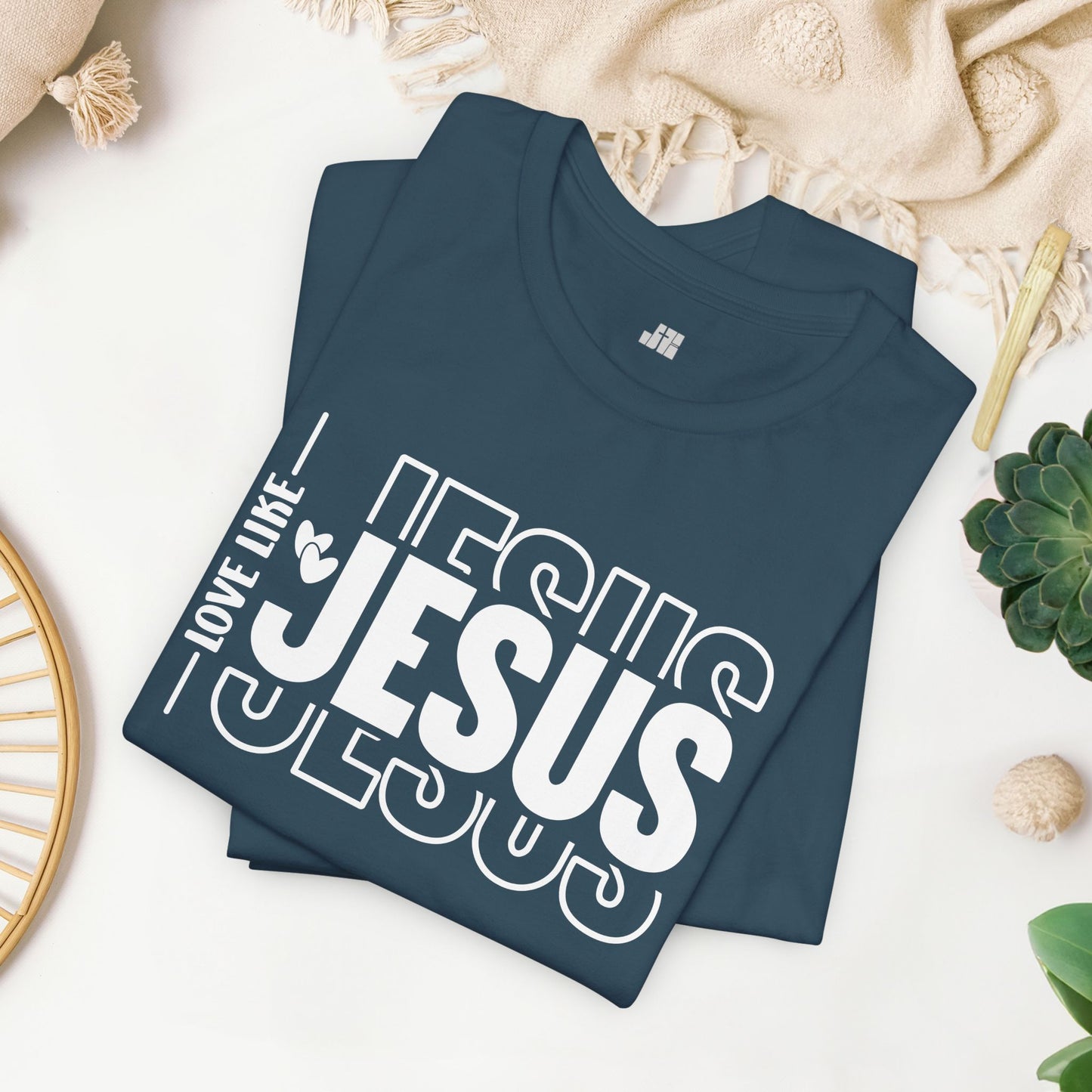 Love Like Jesus Christian Soft Cotton Tee