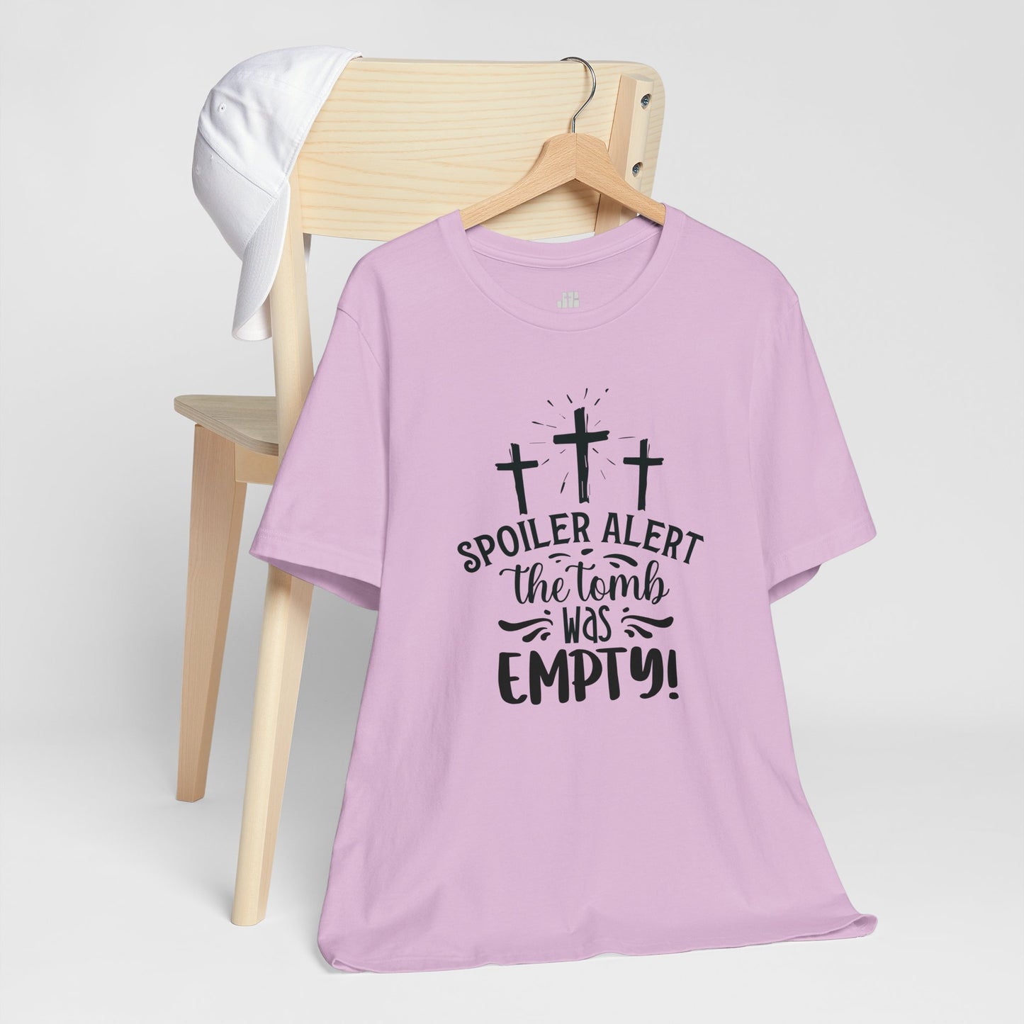 Spoiler Alert The Tomb Was Empty Christian Soft Cotton Tee - Easter Shirt