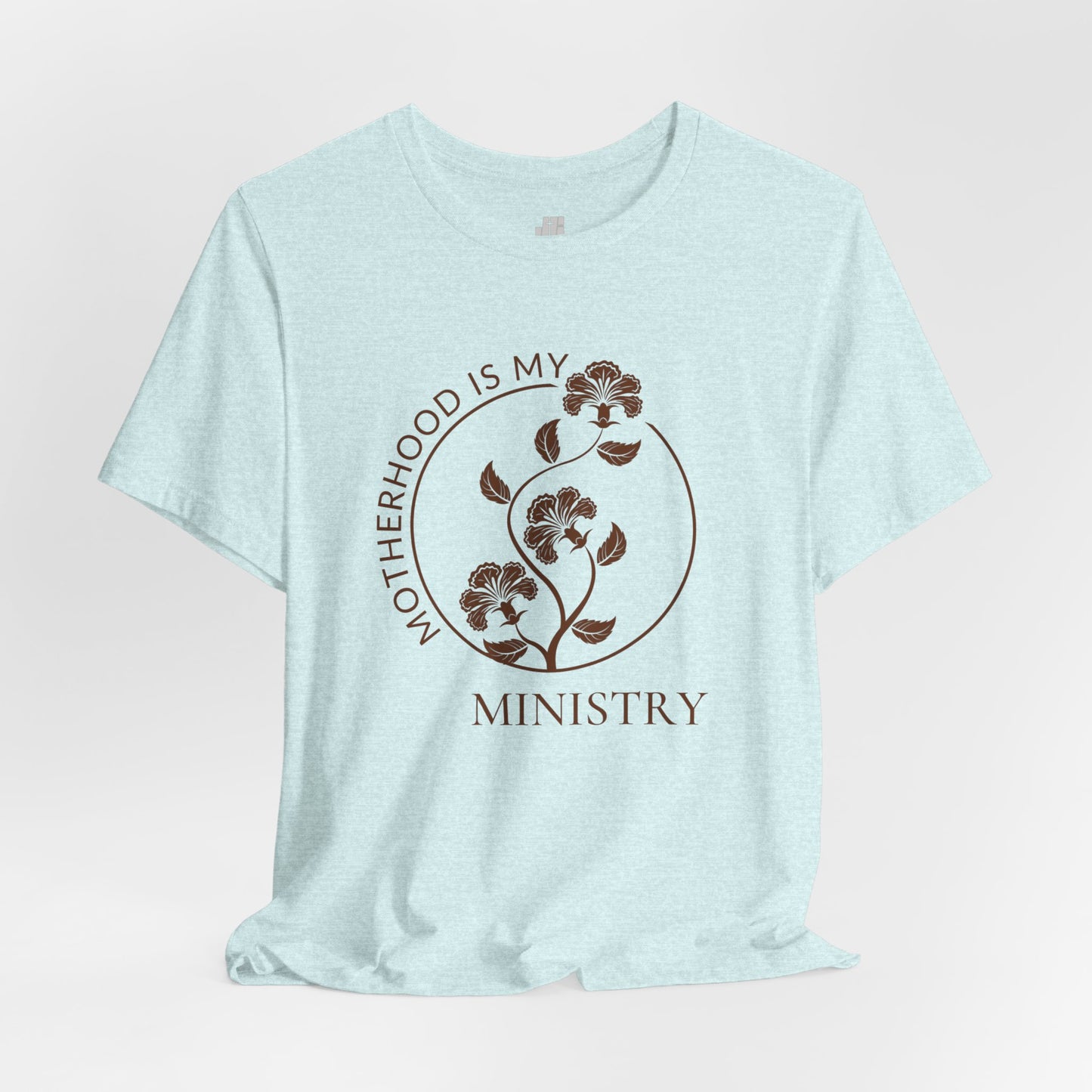 Motherhood is My Ministry Christian Soft Cotton Tee