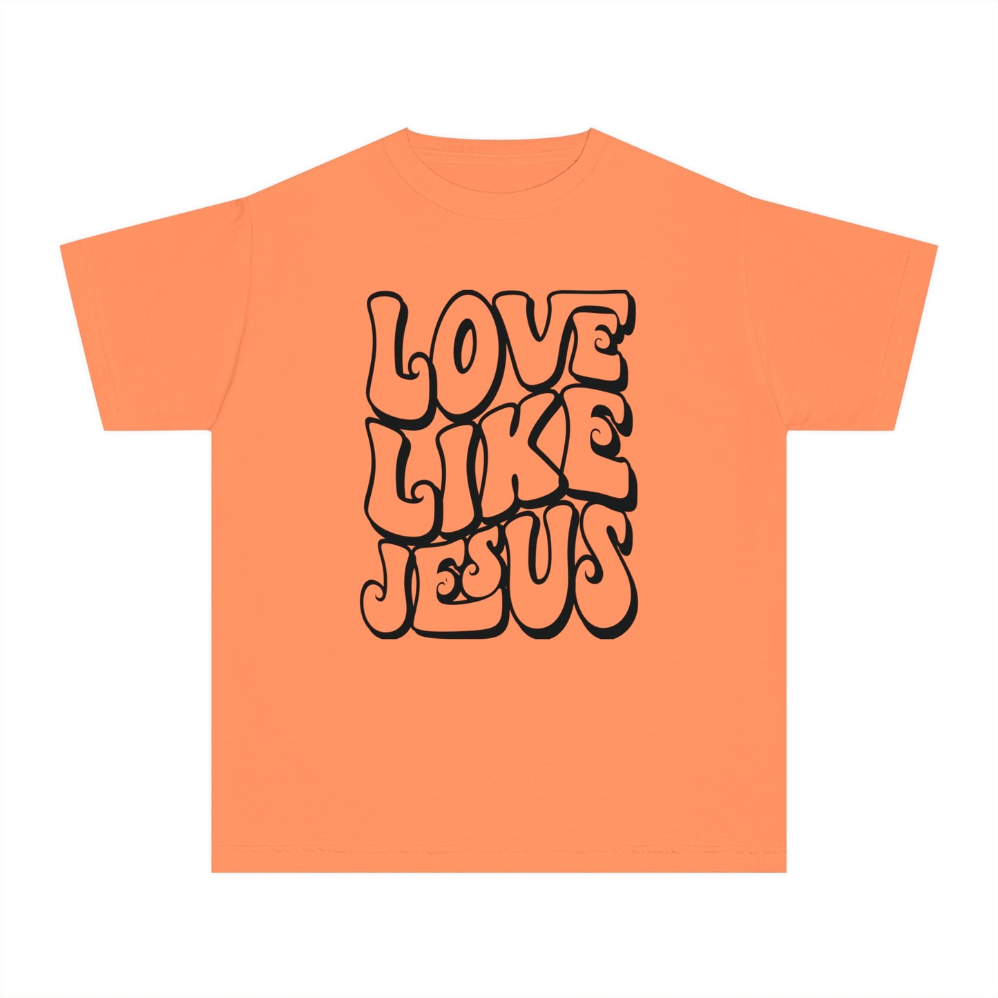 Love Like Jesus Comfort Colors Youth Christian Tee