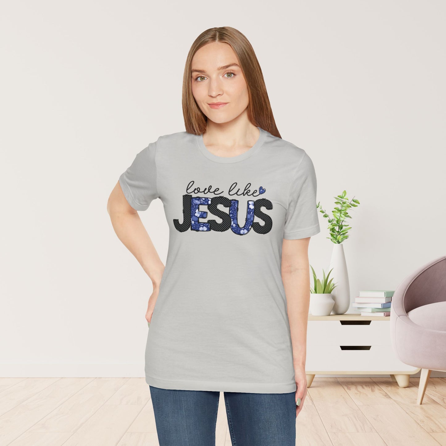 Love Like Jesus Soft Cotton Tee - Christian Shirt