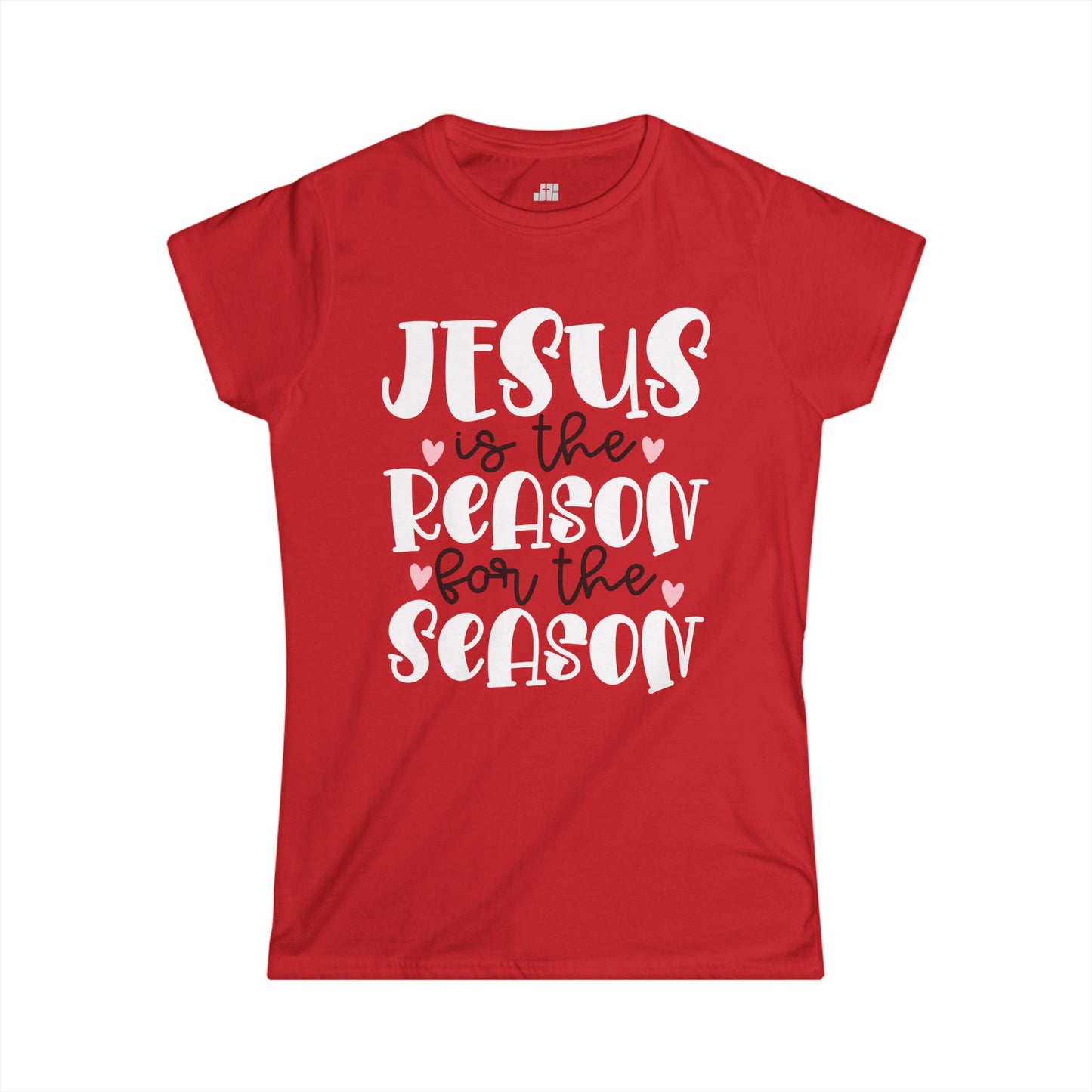 Christian Women's Jesus Is The Reason For The Season Softstyle T-shirt