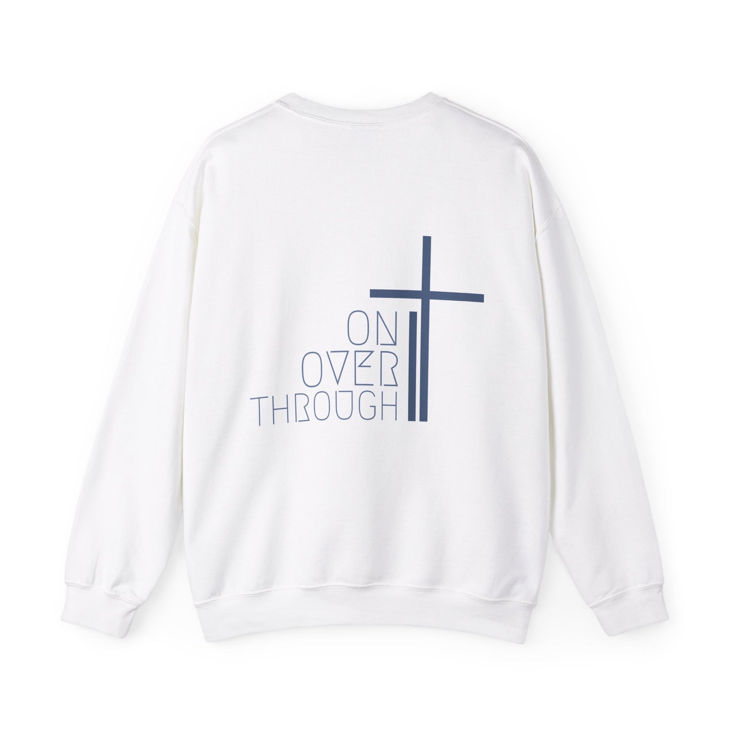 Minimalist Pray Sweatshirt - Pray On It, Pray Over It, Pray Through It Sweatshirt