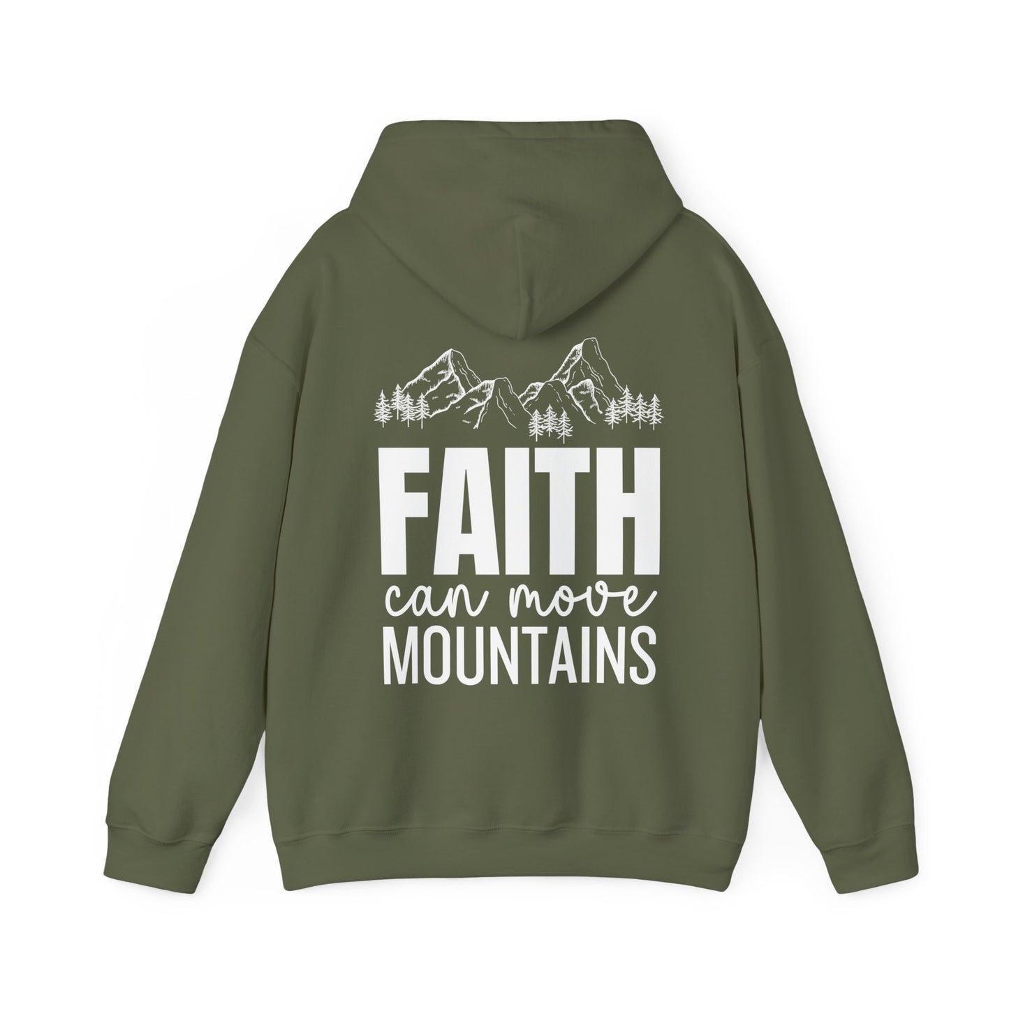 Faith Can Move Mountains Christian Hoodie