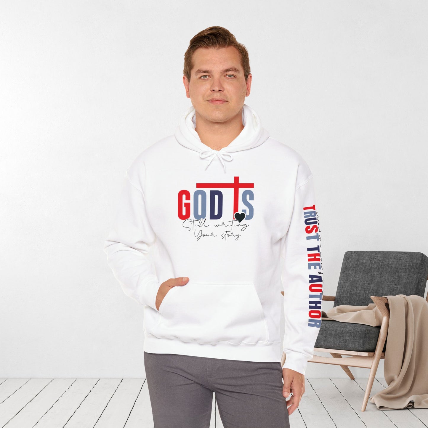 God is Still Writing Your Story Christian Hoodie - Walk in Faith: Trust the Author