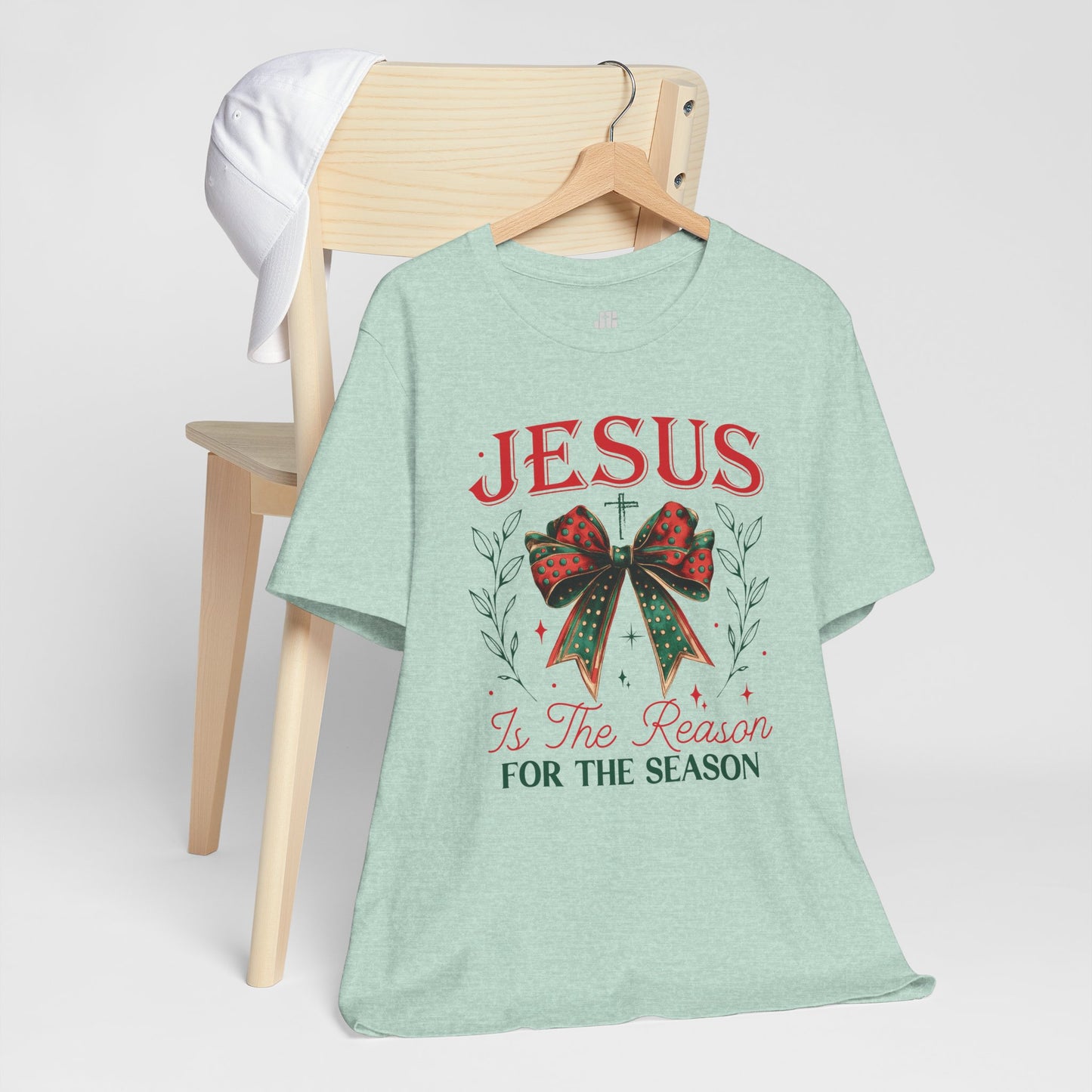 Jesus Is The Reason For The Season Soft Cotton Tee - Christian Christmas Shirt