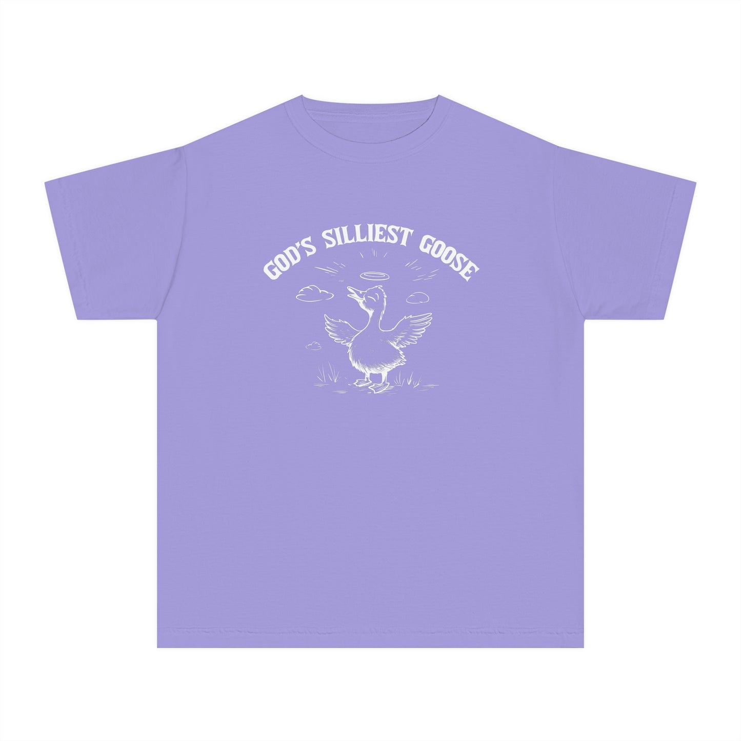 God's Silliest Goose Comfort Colors Youth Christian Tee