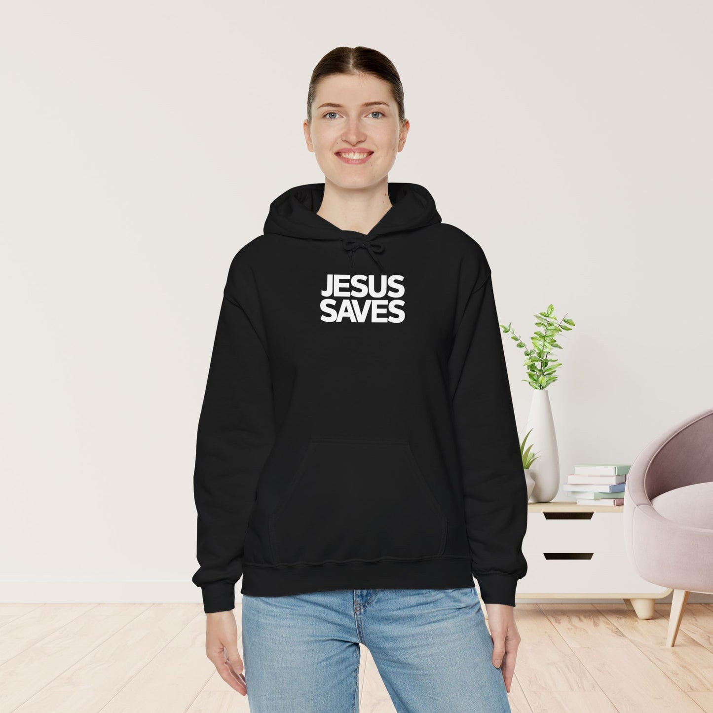 Unisex Jesus Saves Hoodie - Christian Hoodie