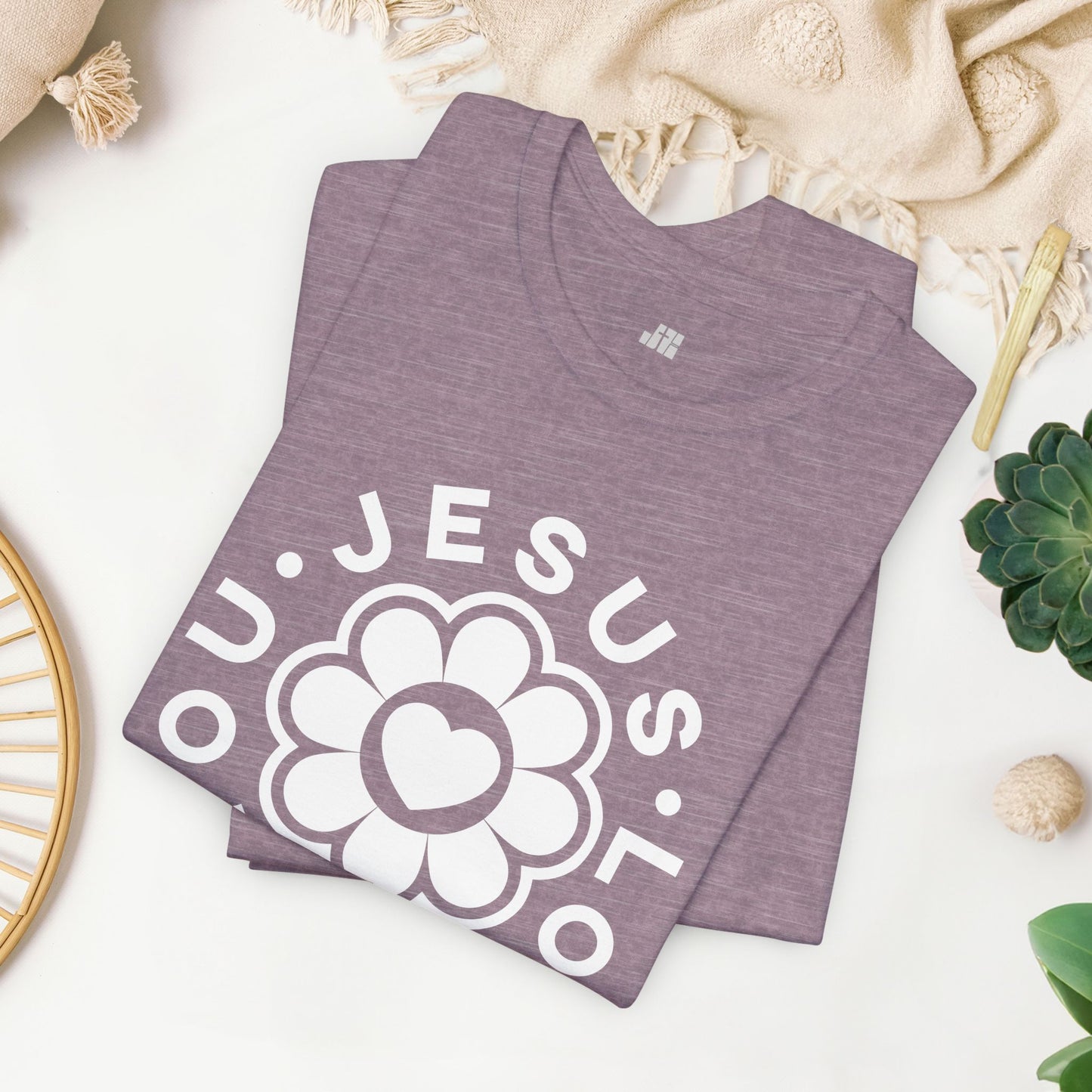 Jesus Loves You Soft Cotton Tee - Christian Tee