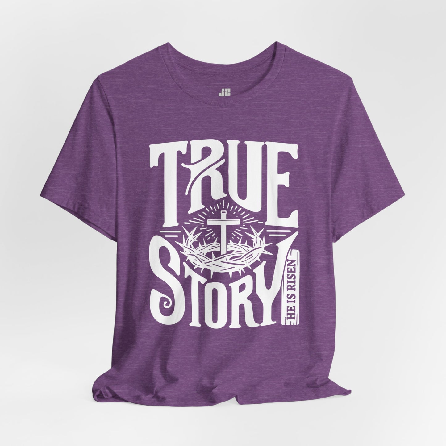 True Story He is Risen Christian Soft Cotton Tee - Easter Shirt