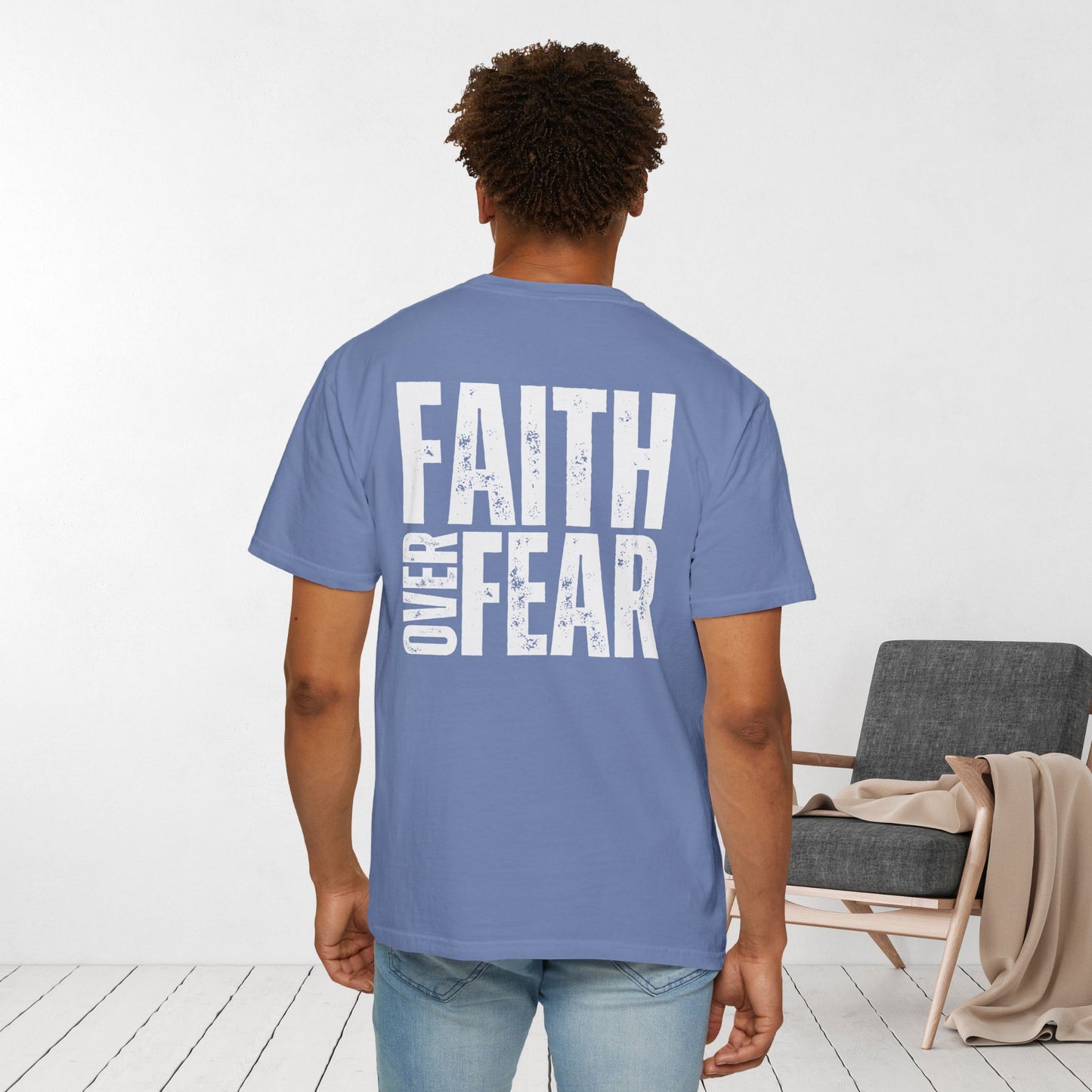 Comfort Colors Faith Over Fear Christian Shirt