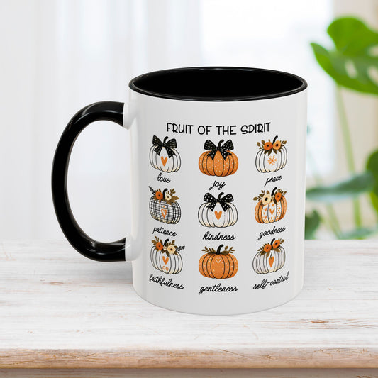 Pumpkin Fruit Of The Spirit Mug - Christian Coffee Mug