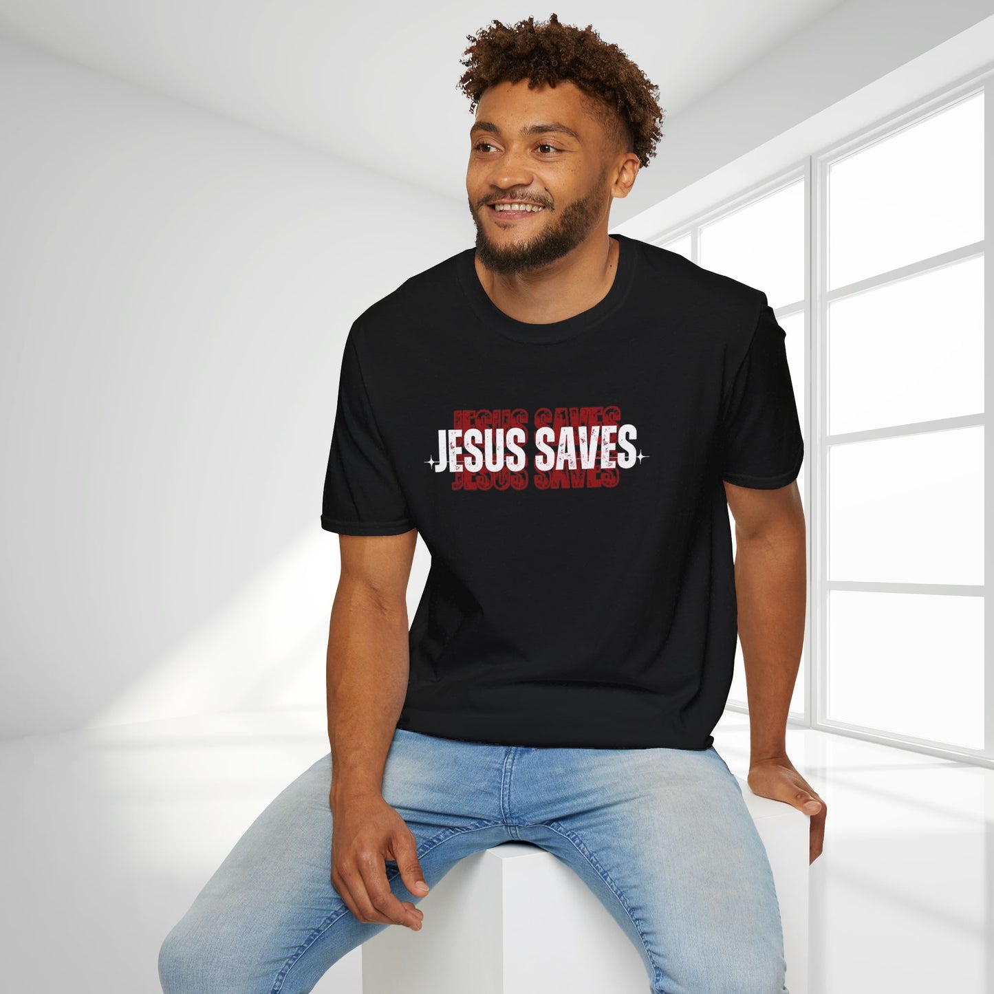 Trendy Jesus Saves Softstyle T-shirt