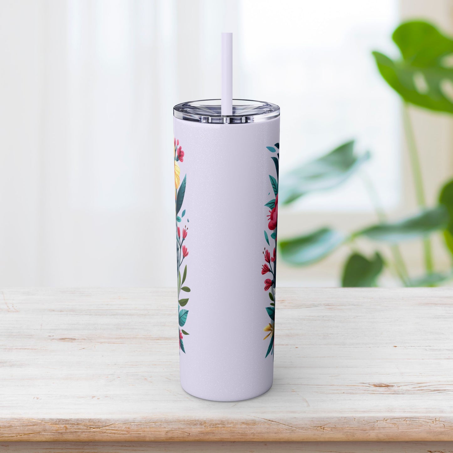 He is Risen Skinny Tumbler with Straw - 20oz