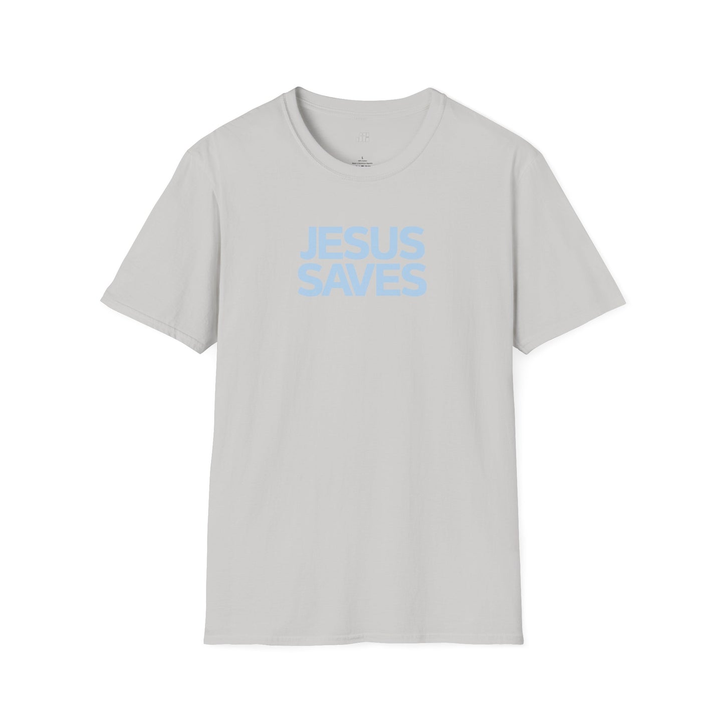 Jesus Saves Softstyle T-shirt - Acts 4:12 Bible Verse Christian Tee